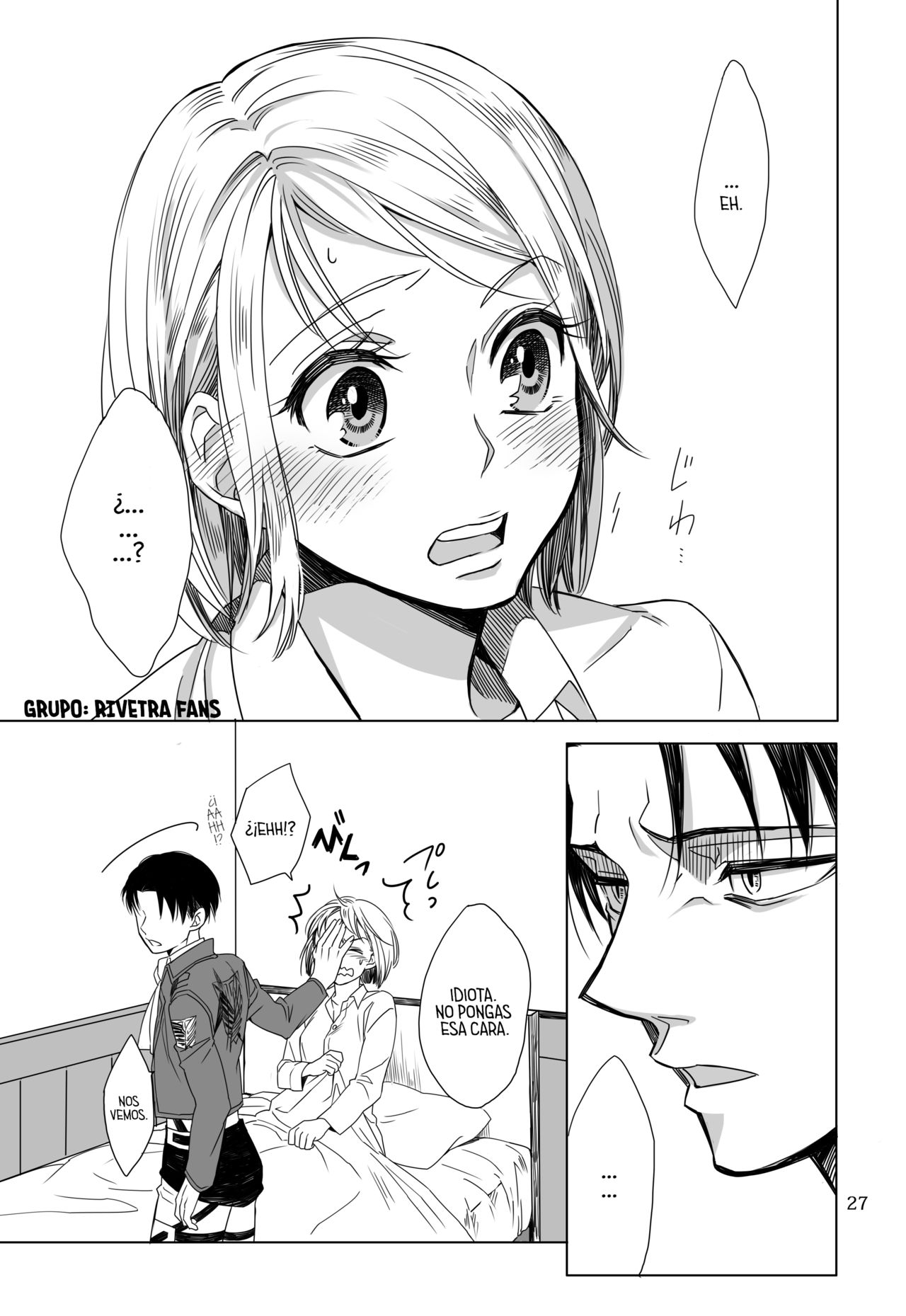 [(Ateka)] (B774978) (V3) Un momento delicado (Shingeki no Kyojin) [Spanish] [Mr. Nugget] image number 26