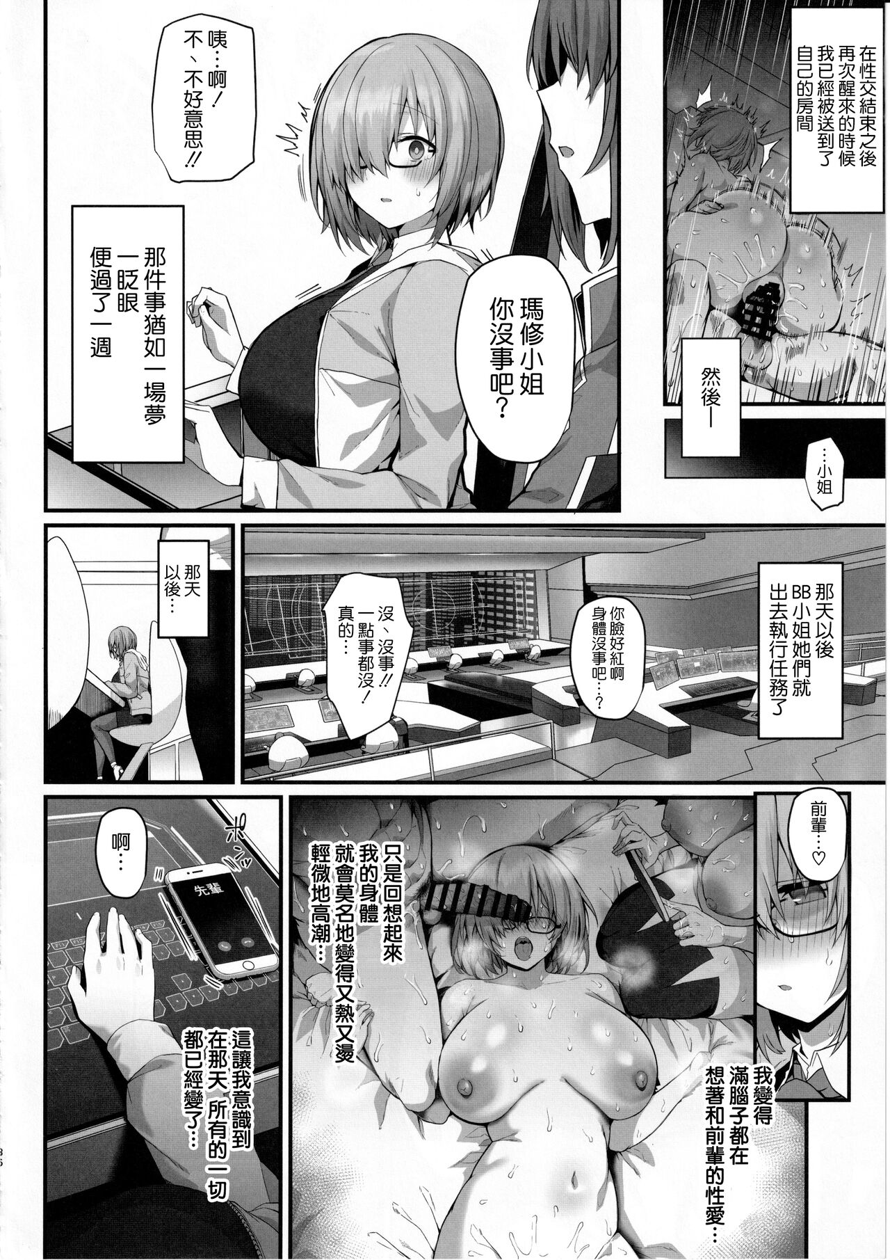 (C102) [Flock Blue (Blue_Gk)] Senpai Konomi no Kouhai ni Naremasu ka? (Fate/Grand Order) [Chinese] [空気系☆漢化] numero di immagine  36