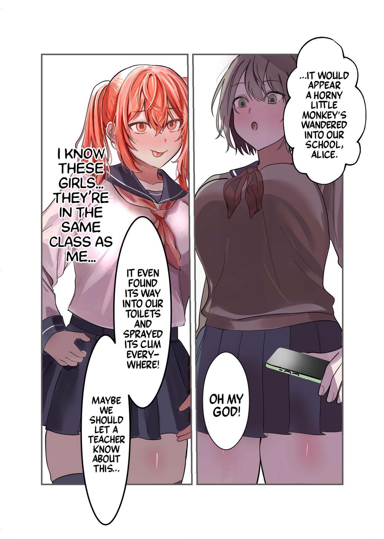 [Fukikoboshi (Tsutuura)] Yuutousei Mazomesu JK, Futanari Onabare~ Ijimekko ni Hasamare Sakuseitaikyuu! [English] [A Cool Person] [Digital] numero di immagine  9