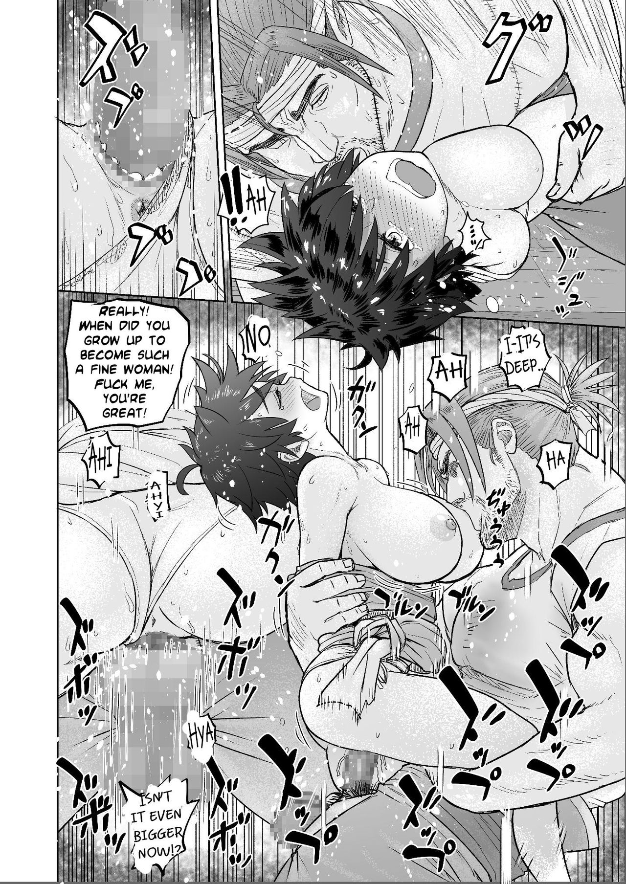 [Mandrill (Arimura Ario)] Datte Otoko wa Kedamono da mono! Dai 1.1-wa Yappari Gaman Dekinai Chichi no Juu Yoku [English] [CrowKarasu] изображение № 18