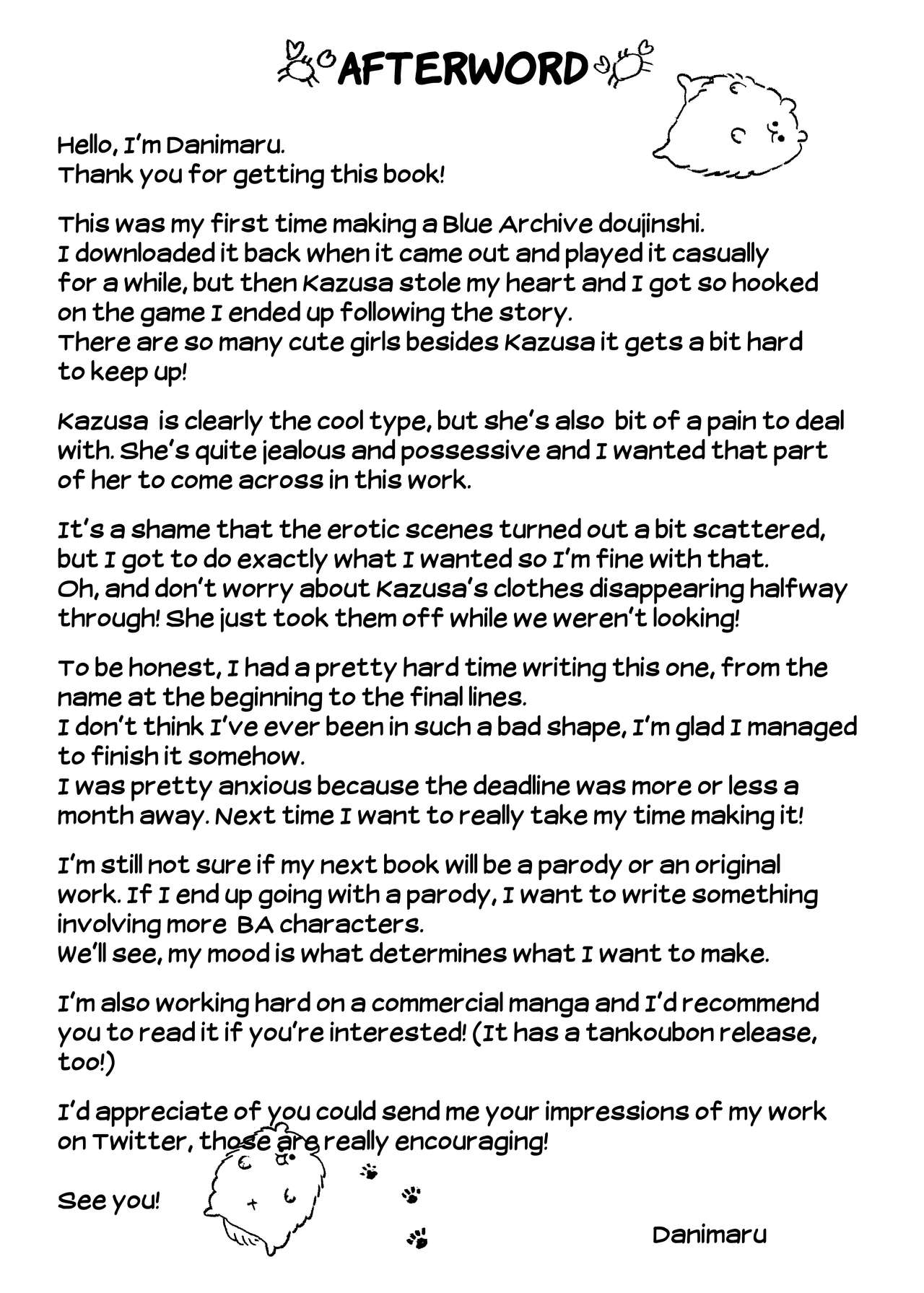 [Osenbei no Mori (Danimaru)] Kyouyama Kazusa no Amai Himitsu | Kyouyama Kazusa's Sweet Secret (Blue Archive) [English] [Watson] [Digital] numero di immagine  32