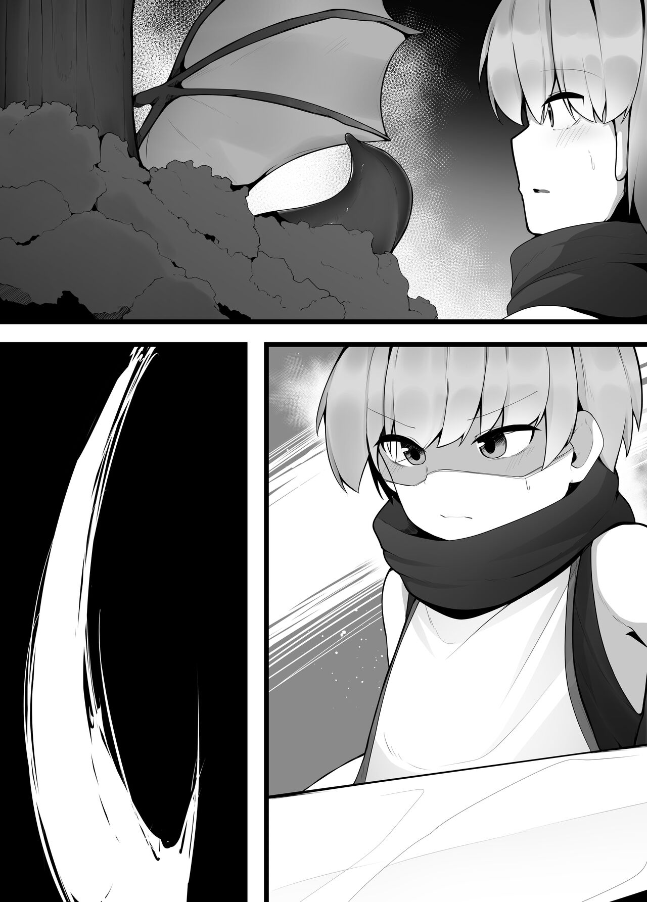 [Koyumean (Kazakami Sudare)] Kakedashi Yuusha ga Onee-san Succubus no Milk Server ni Naru Hanashi [Digital] image number 22