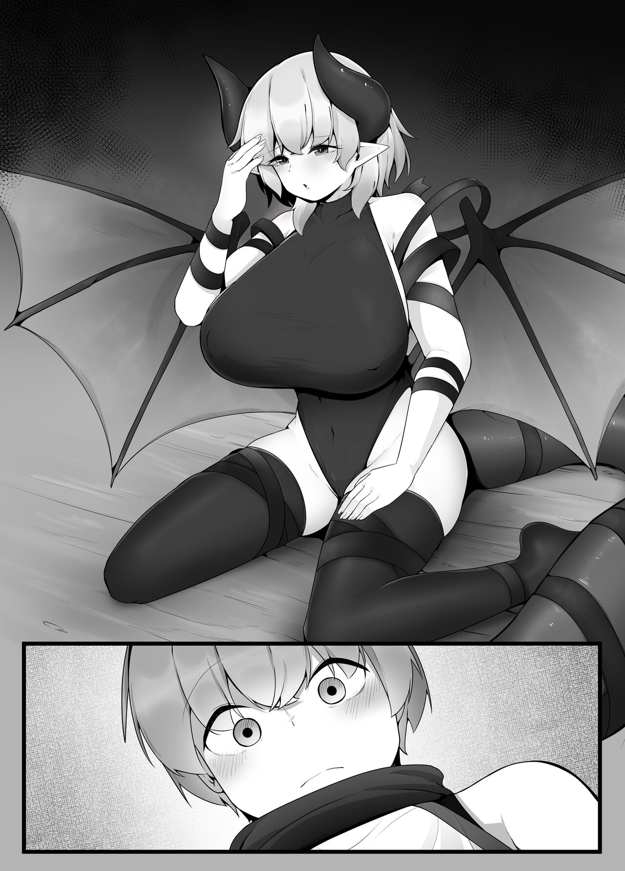 [Koyumean (Kazakami Sudare)] Kakedashi Yuusha ga Onee-san Succubus no Milk Server ni Naru Hanashi [Digital] image number 23