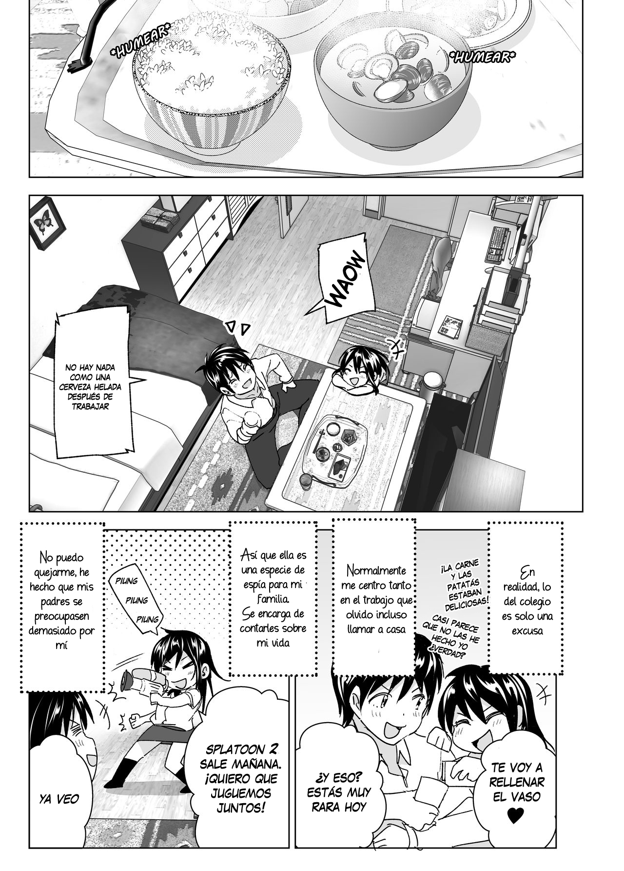 [Supe (Nakani)] Onii-chan to Issho! [Spanish] [arKram] [Decensored] [Digital] image number 5
