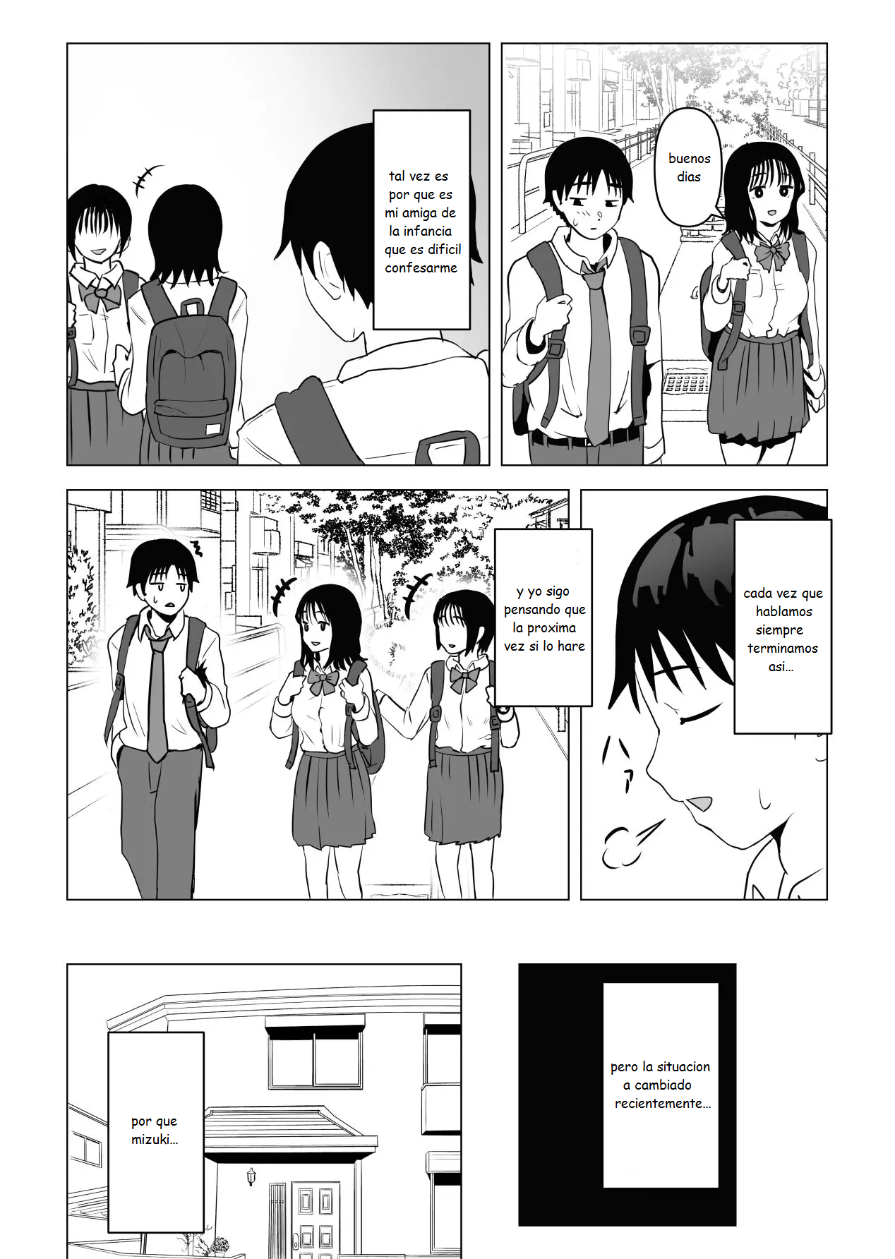 [Mochichimaru] Ore no Kyonyuu Osananajimi ga Aniki to Saikin Ayashii | Mi amiga de la infancia de grandes pechos y mi hermano se han estado conportado raro ultimamente [Spanish] [MoeohUp] image number 15