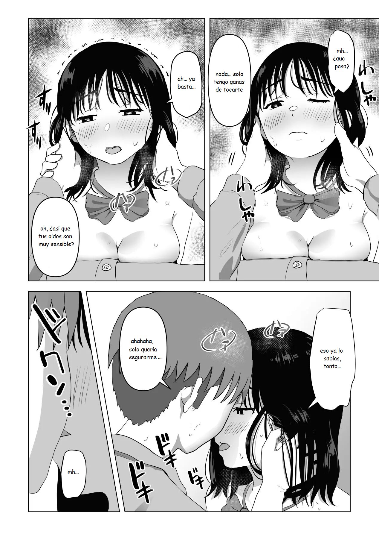 [Mochichimaru] Ore no Kyonyuu Osananajimi ga Aniki to Saikin Ayashii | Mi amiga de la infancia de grandes pechos y mi hermano se han estado conportado raro ultimamente [Spanish] [MoeohUp] image number 39