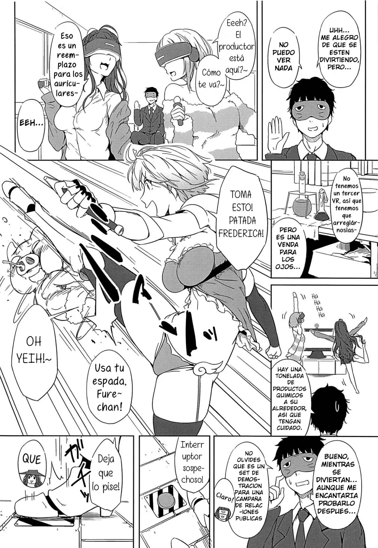 (CiNDERELLA ☆ STAGE 5 STEP) [Kyokutou Funamushi (Tokiwa Midori)] Virtual Trip (THE IDOLM@STER CINDERELLA GIRLS) [Spanish] [F3R] image number 3