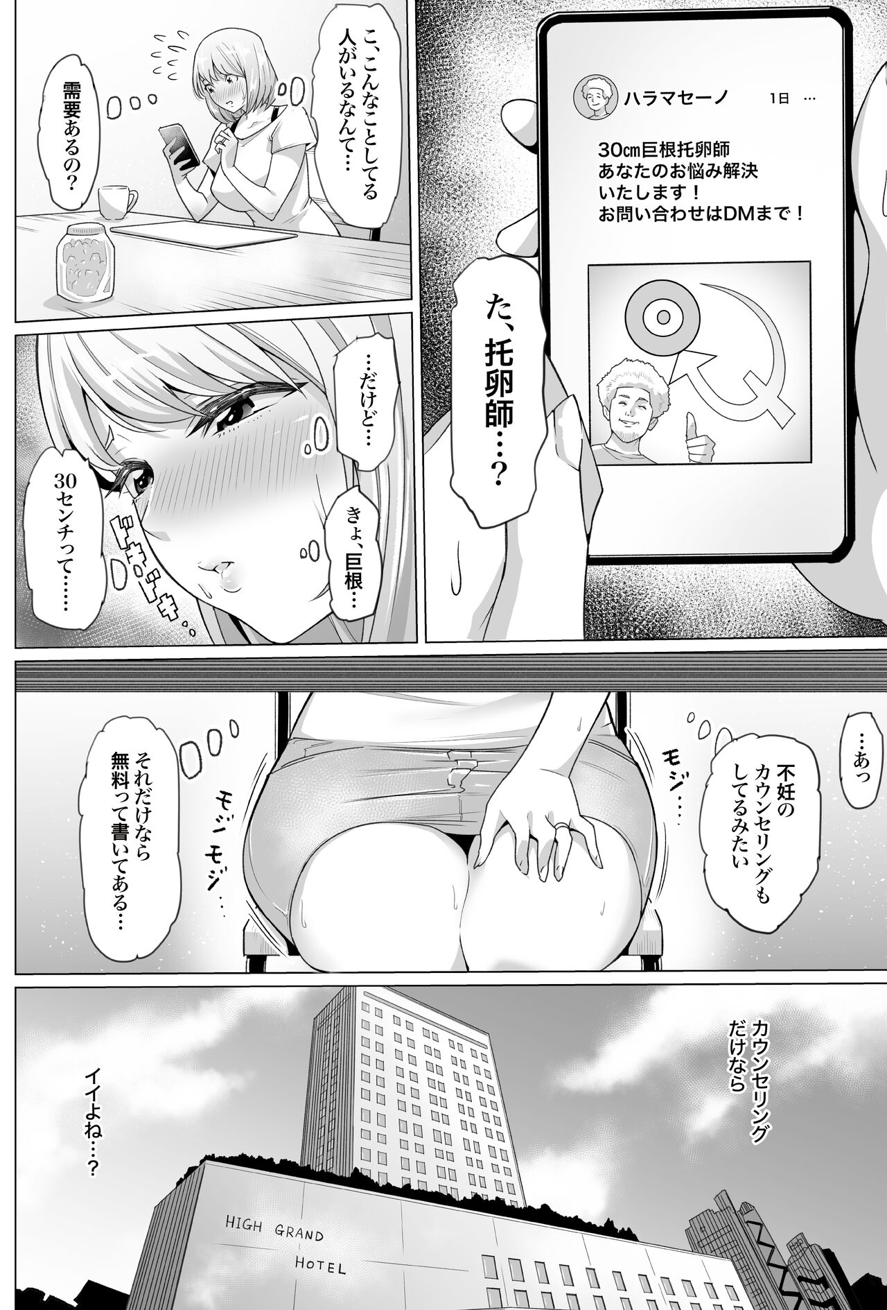 [アトリエTODO]妊娠懇願寝取られ托卵妻～30cm巨根托卵師に孕まされた変態人妻ミカ～ изображение № 5