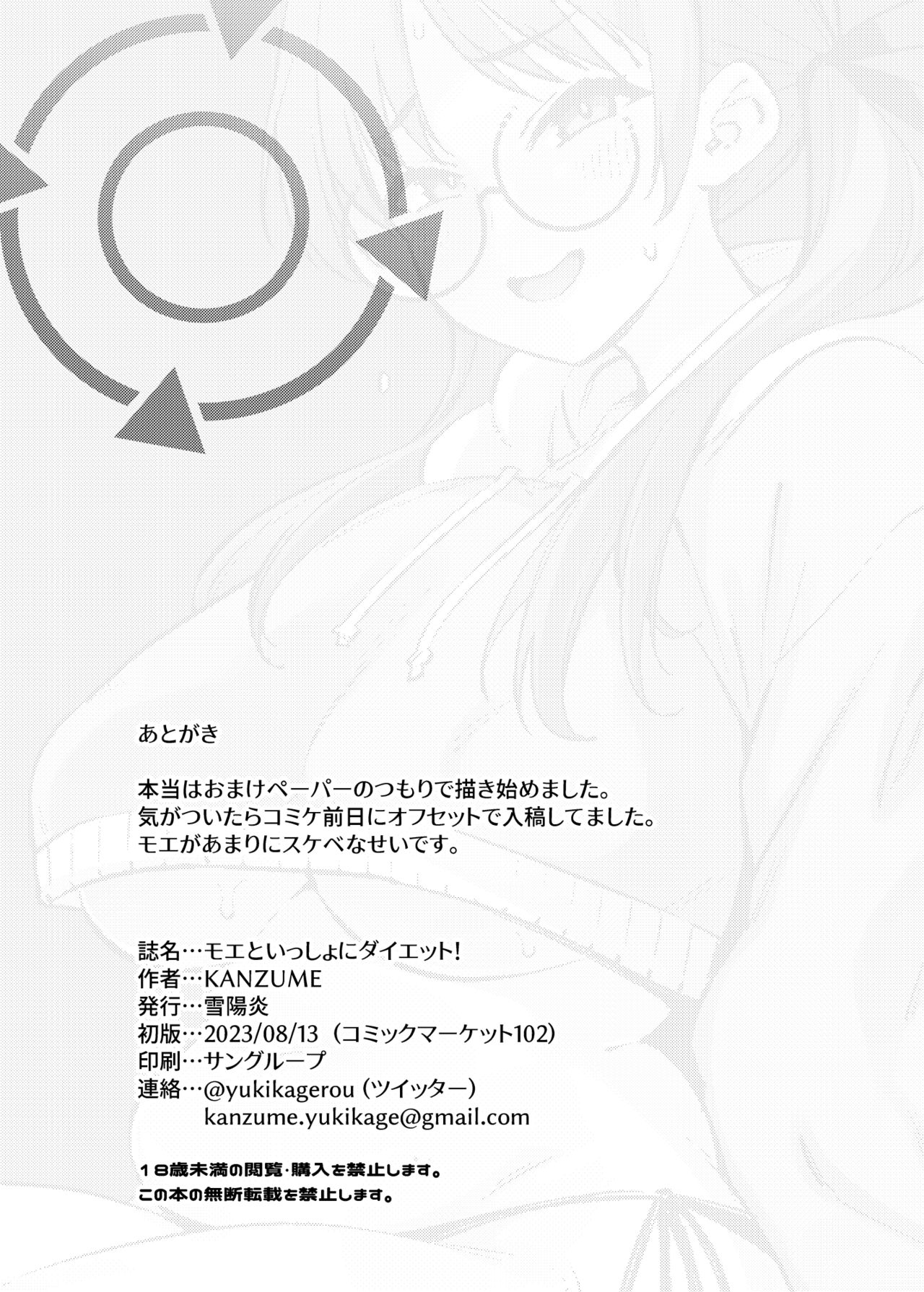 [Yukikagerou (KANZUME)] Moe to issho ni daietto!! (Blue Archive)  [Digital] 图片编号 21