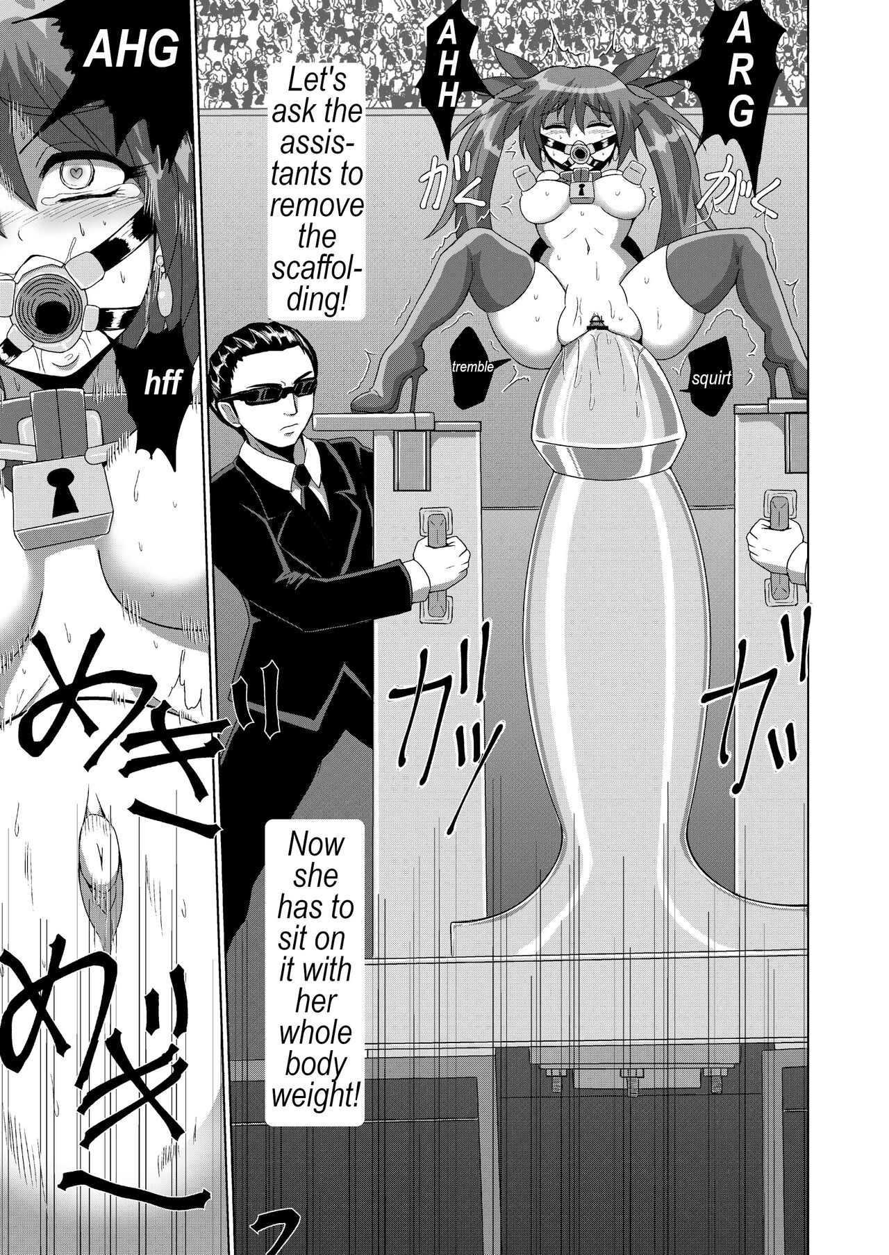 [Hiyashi Chuuka Owarimashita (Zuru)] Kanzen Kousoku Dasshutsu Magic de Shinkai 10,000m Kara Seikan Dekiru no ka⁉ | Escape Queen Juna - Can she survive a depth of 10,000 yards? [English] [Digital] imagen número 14