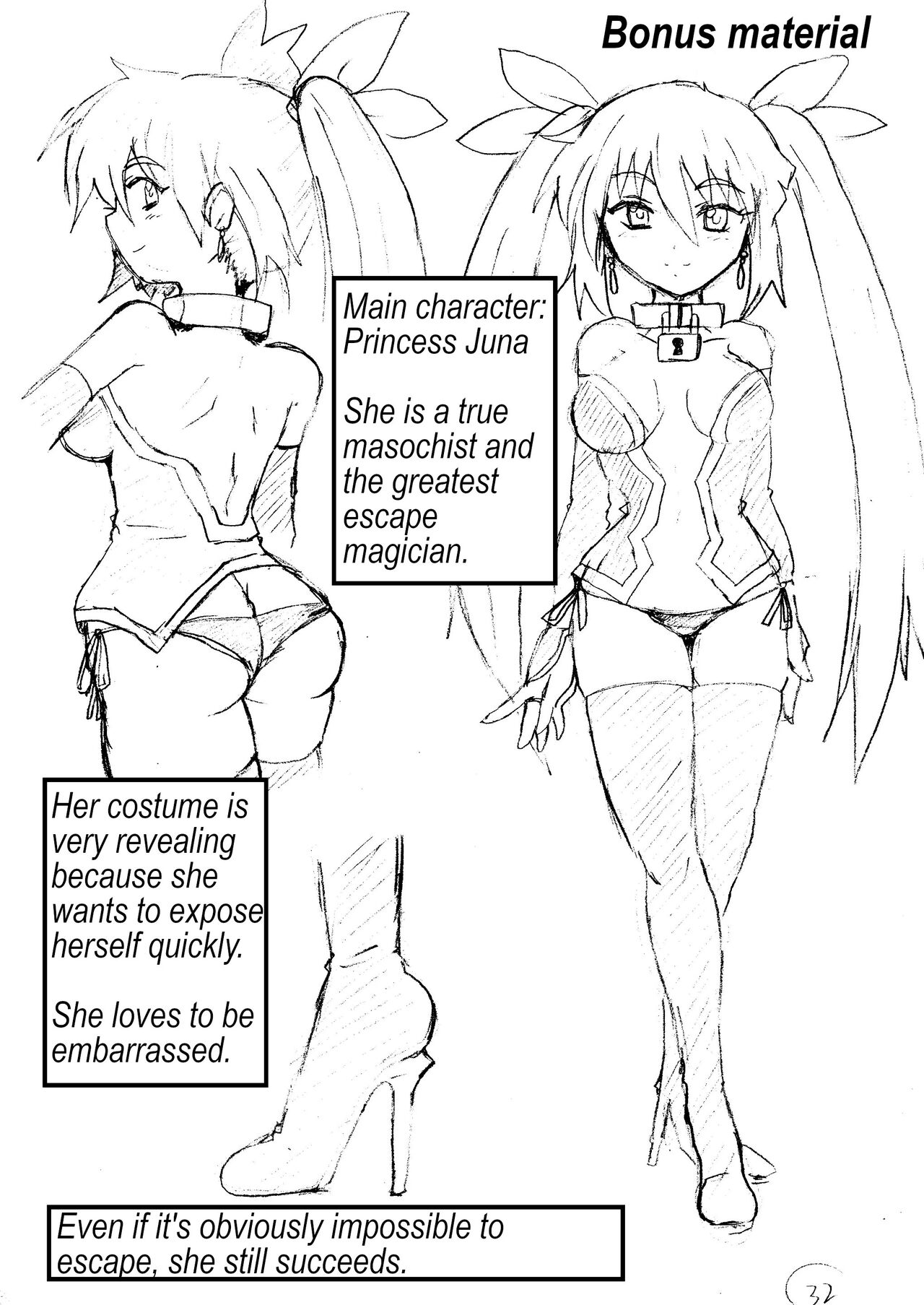 [Hiyashi Chuuka Owarimashita (Zuru)] Kanzen Kousoku Dasshutsu Magic de Shinkai 10,000m Kara Seikan Dekiru no ka⁉ | Escape Queen Juna - Can she survive a depth of 10,000 yards? [English] [Digital] imagen número 35