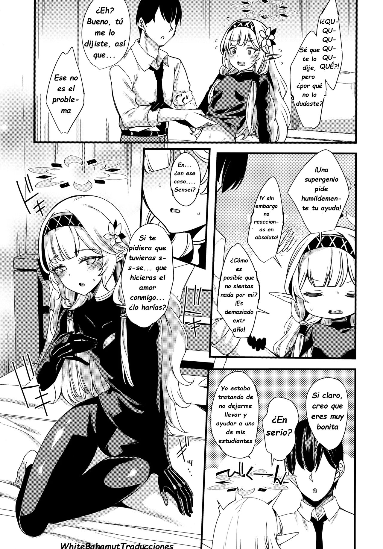 (Sensei no Archive 6) [Ryuukakusan Nodoame (Gokubuto Mayuge)] Aru Hi no Chou Tensai Ecchi Kei Byoujaku Bishoujo Hacker | Un supergenio de la belleza lasciva y delicada (Blue Archive) [Spanish] [White Bahamut Traducciones] Bildnummer 6