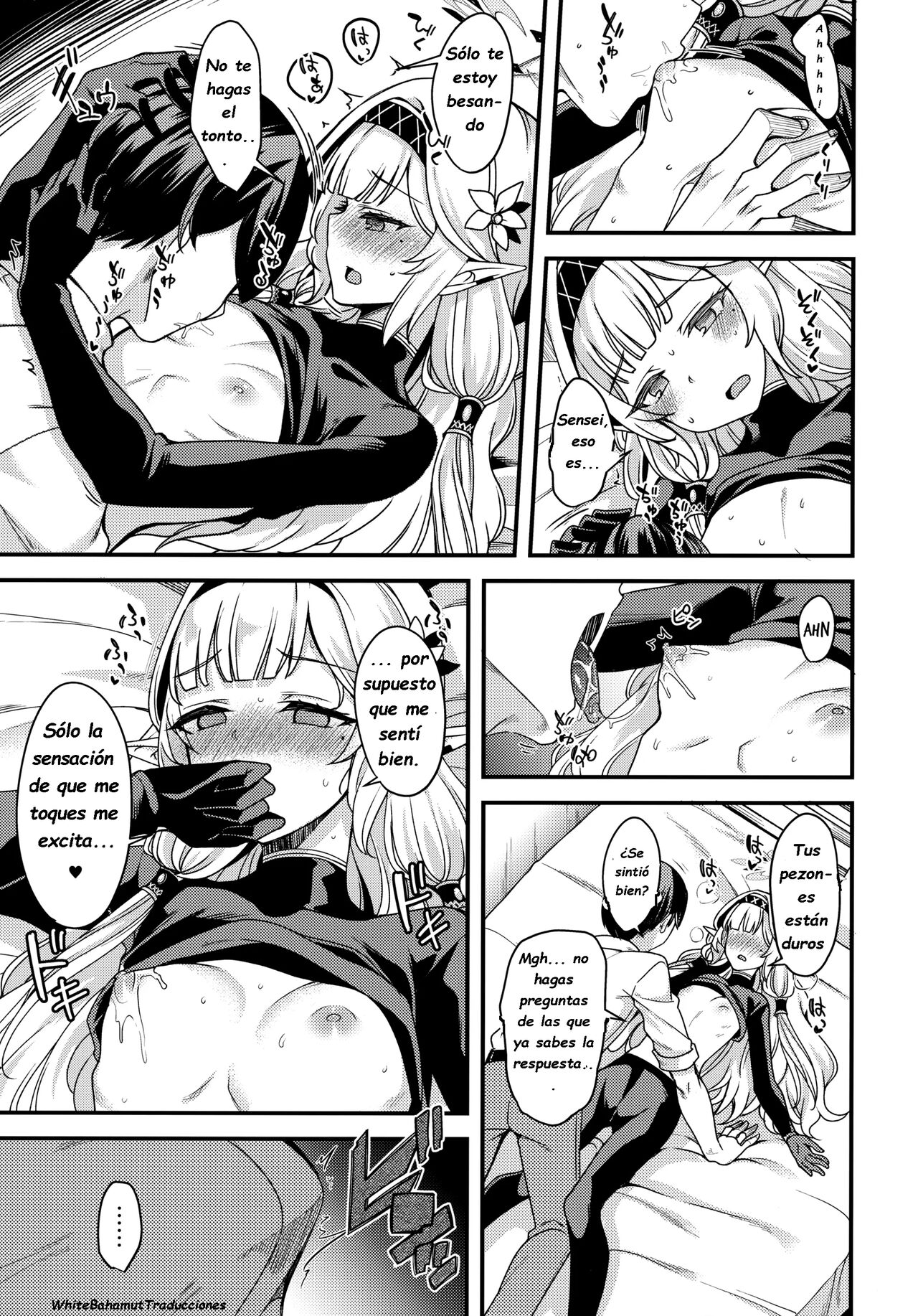 (Sensei no Archive 6) [Ryuukakusan Nodoame (Gokubuto Mayuge)] Aru Hi no Chou Tensai Ecchi Kei Byoujaku Bishoujo Hacker | Un supergenio de la belleza lasciva y delicada (Blue Archive) [Spanish] [White Bahamut Traducciones] Bildnummer 8