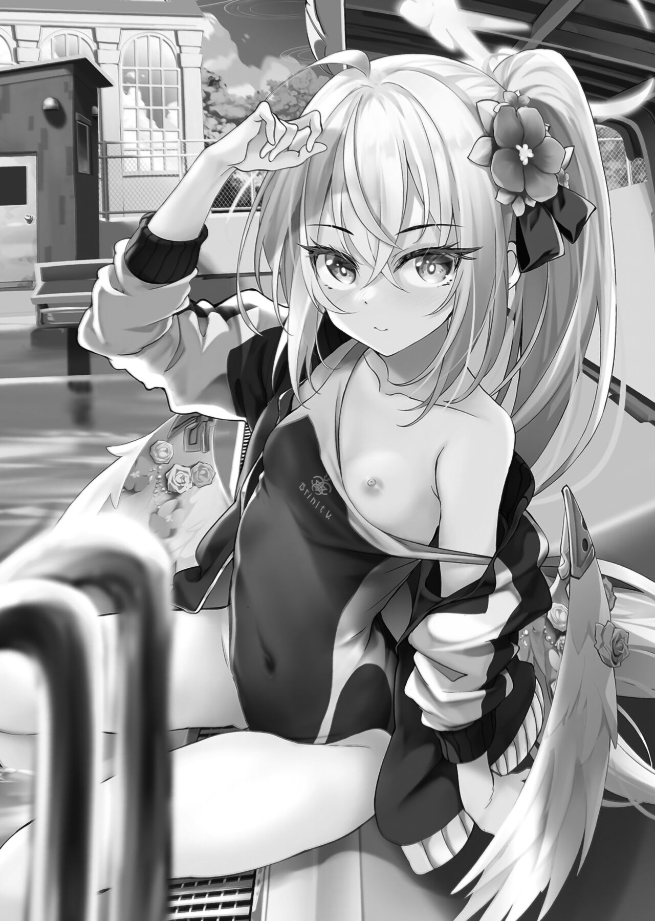 (C102) [Part K (Hitsujibane Shinobu)] Sukumizu Azusa to Hoshuu Jugyou (Blue Archive) image number 2