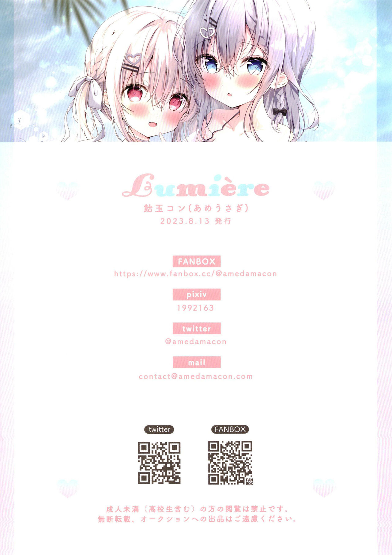 (C102) [Ame Usagi (Amedamacon)] Lumiere image number 14