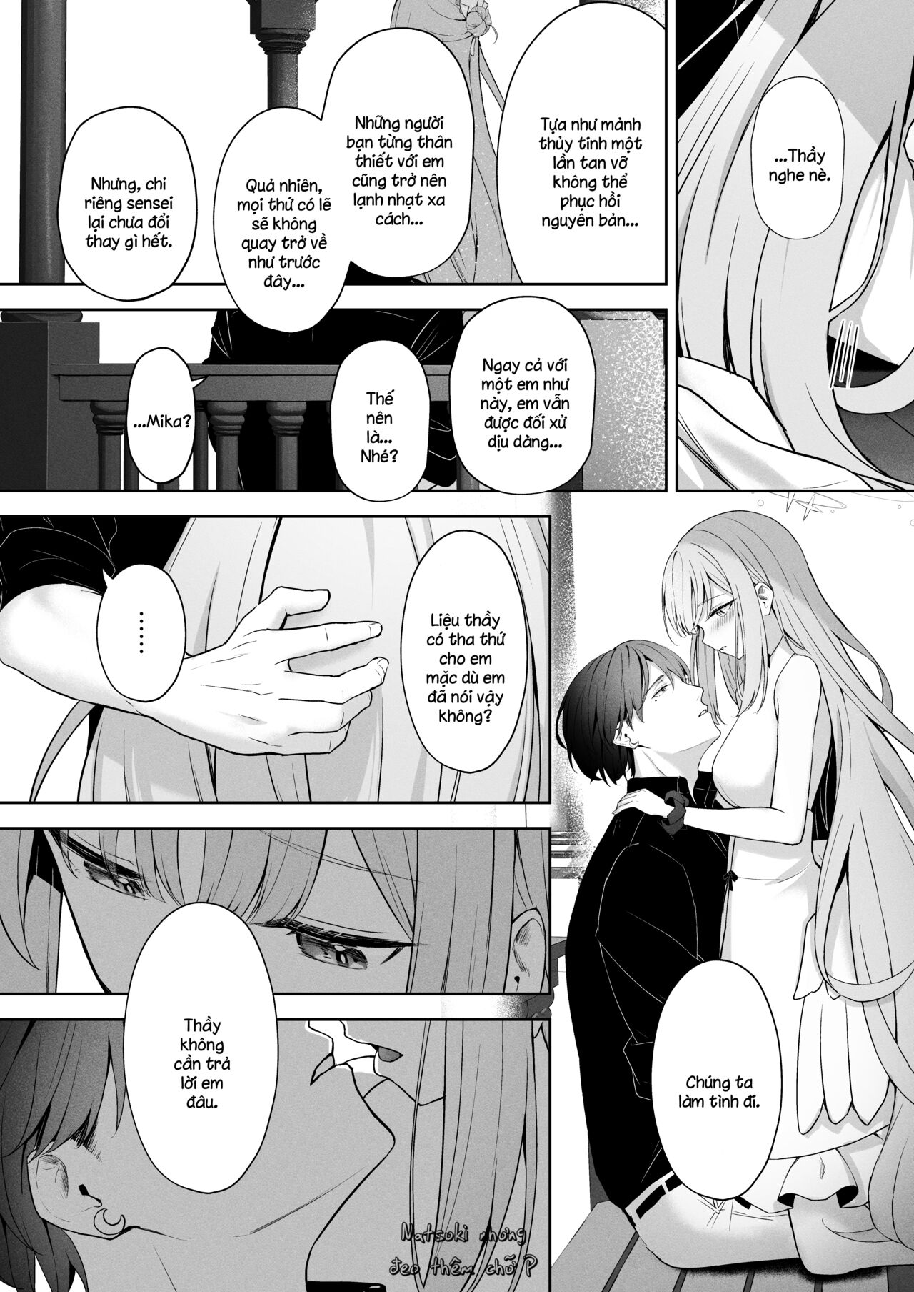 [HIGHLAND (Takashima Shoa)]  Mikazuki no Pierce Hole | Lỗ khuyên trăng khuyết (Blue Archive) [Tiếng Việt] [Digital] numero di immagine  19