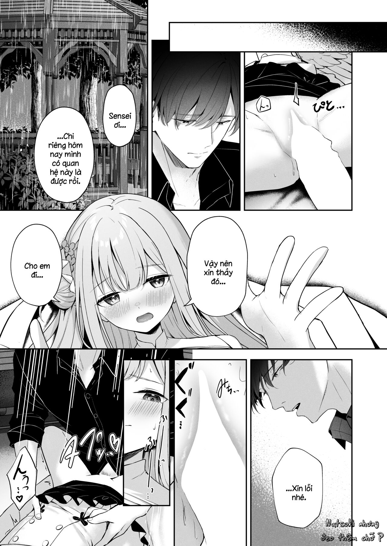 [HIGHLAND (Takashima Shoa)]  Mikazuki no Pierce Hole | Lỗ khuyên trăng khuyết (Blue Archive) [Tiếng Việt] [Digital] numero di immagine  25