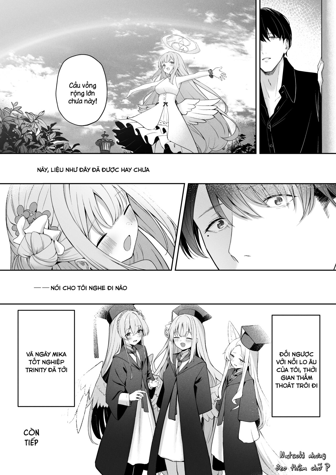 [HIGHLAND (Takashima Shoa)]  Mikazuki no Pierce Hole | Lỗ khuyên trăng khuyết (Blue Archive) [Tiếng Việt] [Digital] numero di immagine  33