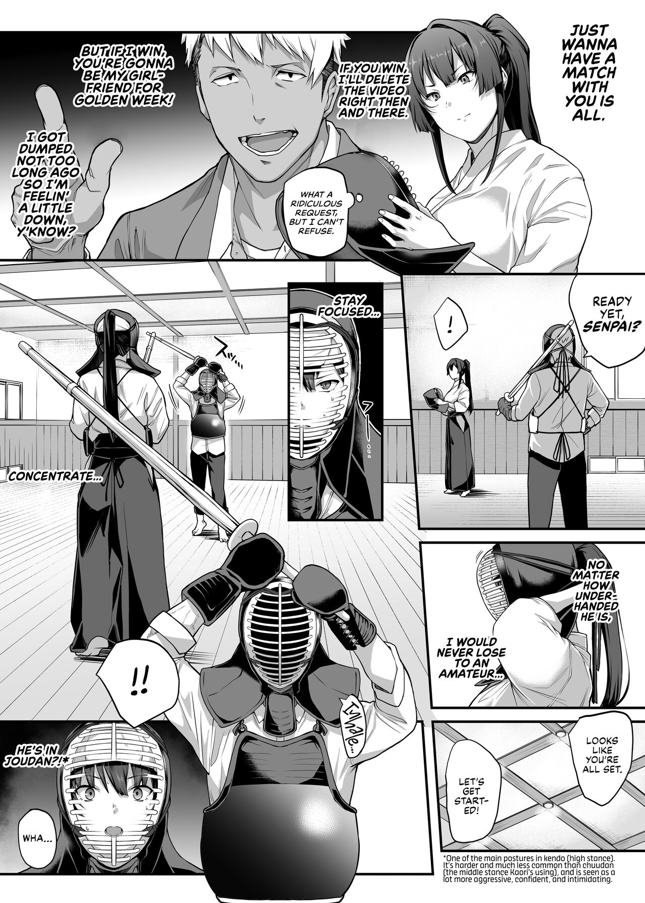 [Kaedeko, yozo] Kendoubu Shushou de Osananajimi no Bijin de Tsuyoi Boku no Kanojo ga, Charao ni Assari Otosareru Wake ga Nai | My Childhood Crush, the Fierce and Beautiful Kendo Club Captain, Would Never Fall for a Fuckboy [English] [head empty] [Ongoing] 画像番号 17