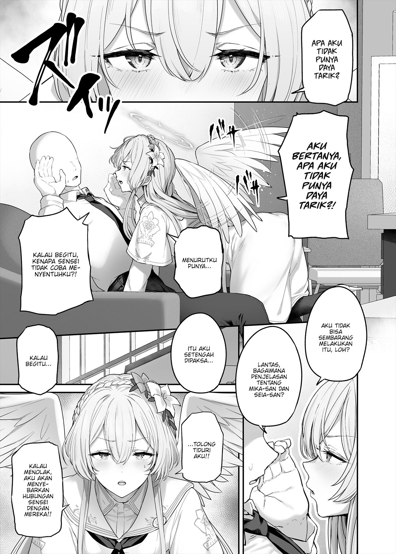 [Horumon Curry (Tobimura)] Watashitachi no Tea Party ga Sukebe na Hazu Arimasen!! (Blue Archive) [Indonesian] [CrotPedia] [Digital] image number 5