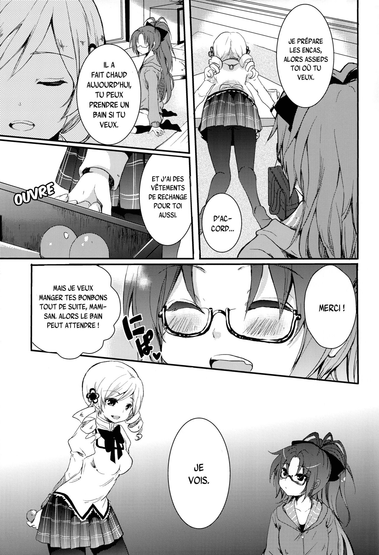 (C82) [Chikotsu Mania (Gouda Nagi)] Koshi-an ha? Tsubu-an ha? (Puella Magi Madoka Magica) [French] {SAXtrad} numero di immagine  8