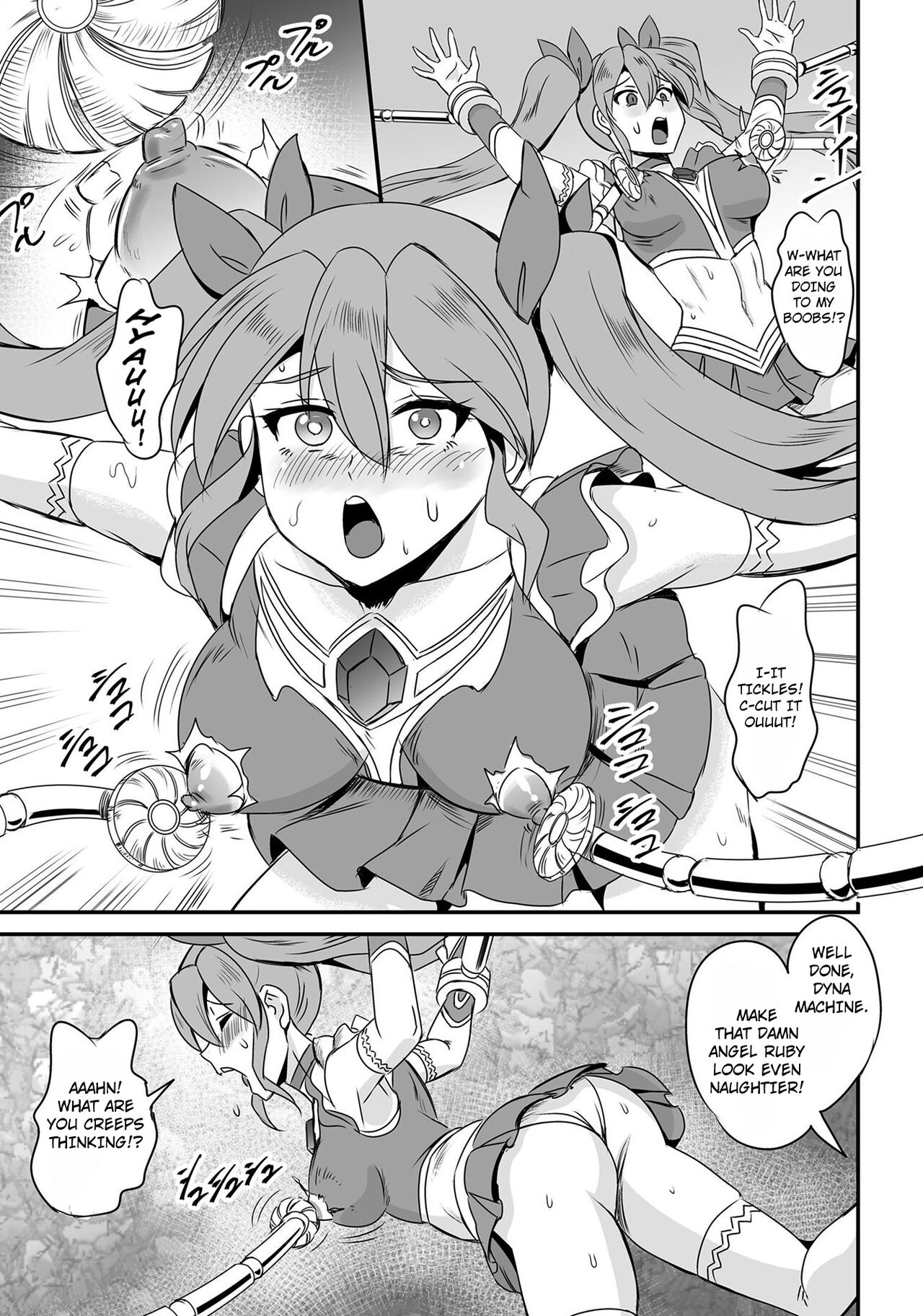 [Kanno Takashi ] Angel Break (Henshin Bishoujo Dai Pinch, Akuochi Zecchou Anthology Comic 3) [English] [Kuraudo] image number 5