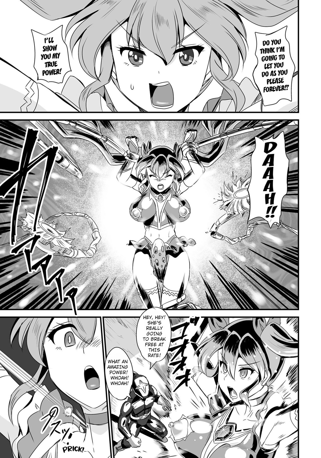 [Kanno Takashi ] Angel Break (Henshin Bishoujo Dai Pinch, Akuochi Zecchou Anthology Comic 3) [English] [Kuraudo] image number 9