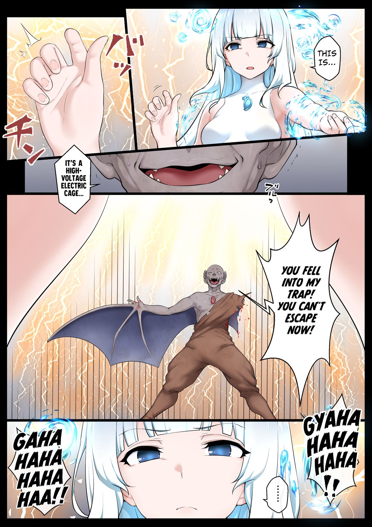 [Semakute Kurai (Kyouan)] Mizu no Mahou Shoujo VS Slime Kaijin [English] [Kuraudo] Bildnummer 4