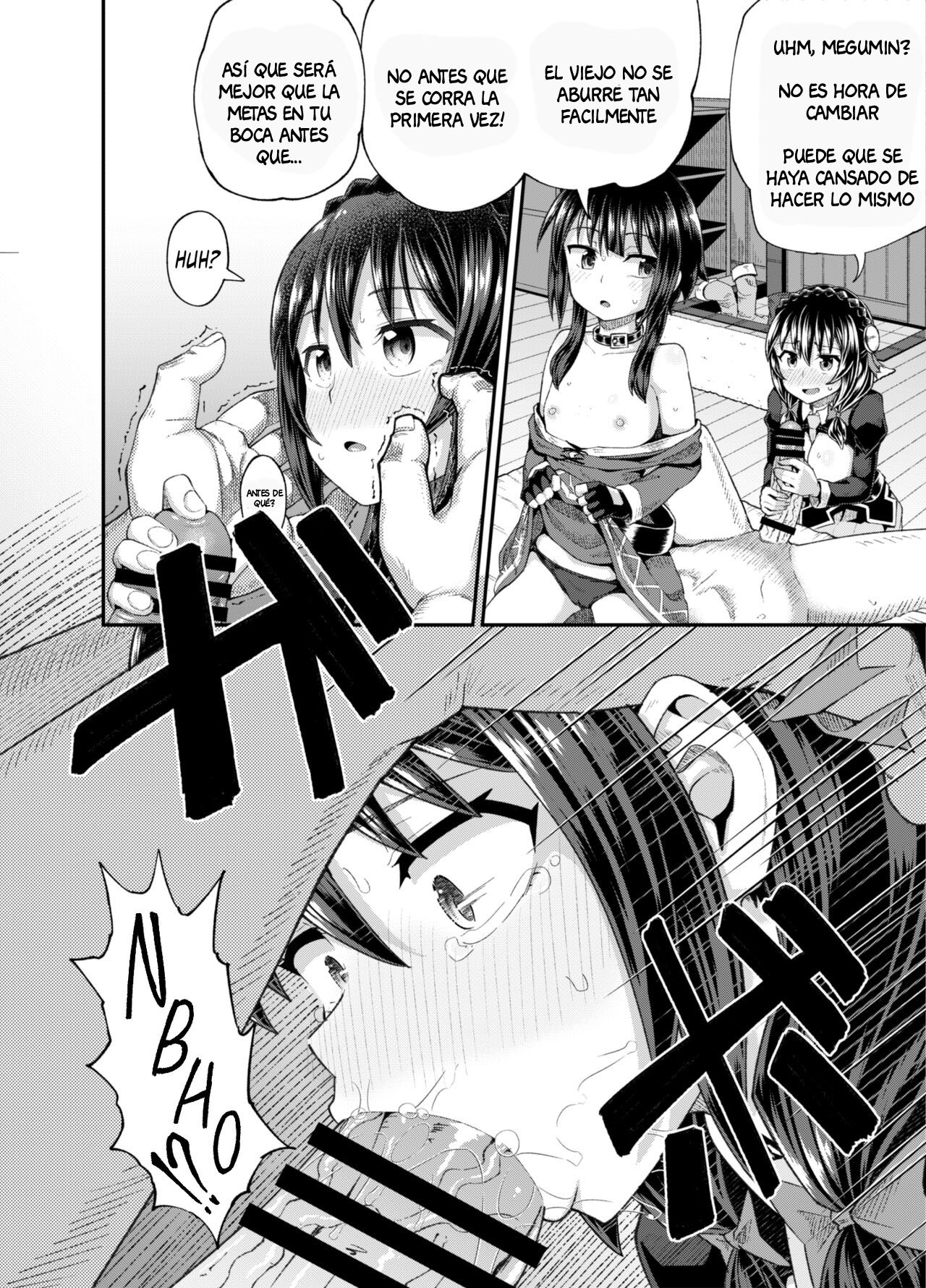 [Tonkotsu Fuumi (Poncocchan)] Bakuretsu Musume o Kanojo ni Shitara Yaru Koto nante Kimatteru! 2 (Kono Subarashii Sekai ni Syukufuku o!) [Spanis] [AnythinGscan] [Digital] 画像番号 23