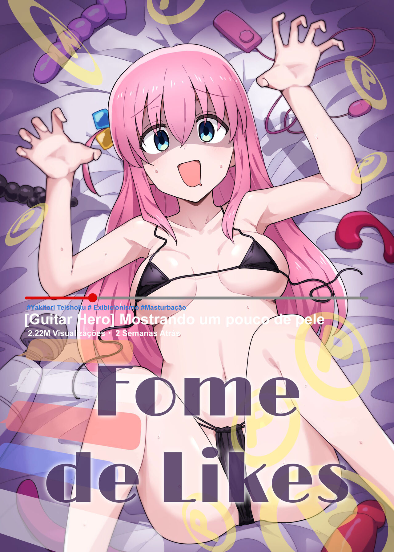 (C101) [Yakitori Teishoku (Toriyaro)] Shounin Yokkyuu | Fome de Likes (Bocchi the Rock!) [Portuguese-BR] [Canavial] image number 1