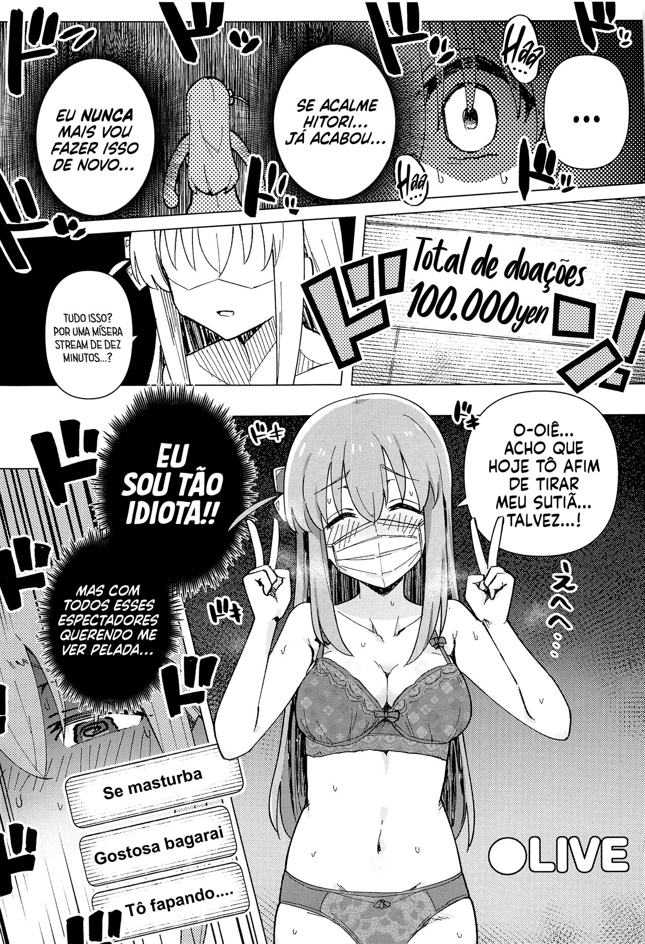 (C101) [Yakitori Teishoku (Toriyaro)] Shounin Yokkyuu | Fome de Likes (Bocchi the Rock!) [Portuguese-BR] [Canavial] image number 12