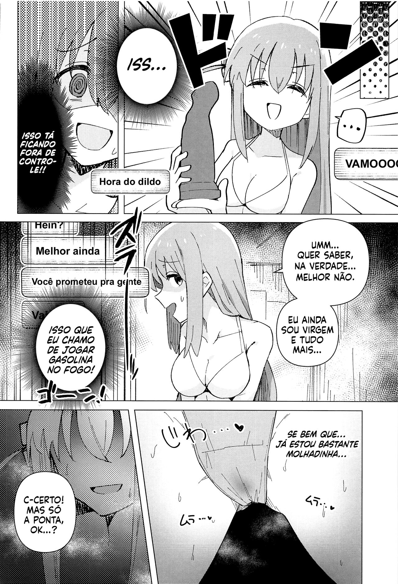 (C101) [Yakitori Teishoku (Toriyaro)] Shounin Yokkyuu | Fome de Likes (Bocchi the Rock!) [Portuguese-BR] [Canavial] image number 15