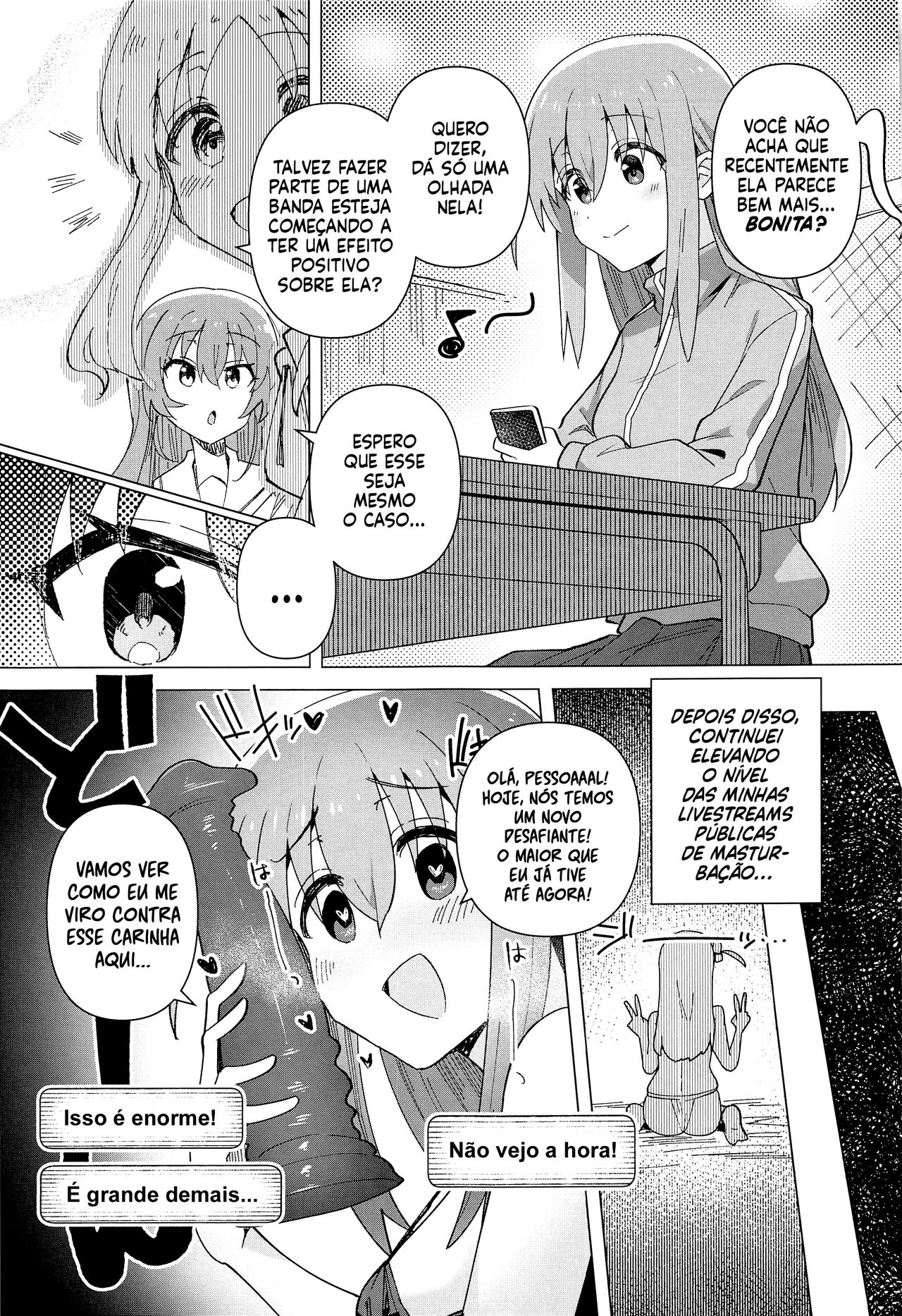 (C101) [Yakitori Teishoku (Toriyaro)] Shounin Yokkyuu | Fome de Likes (Bocchi the Rock!) [Portuguese-BR] [Canavial] image number 18