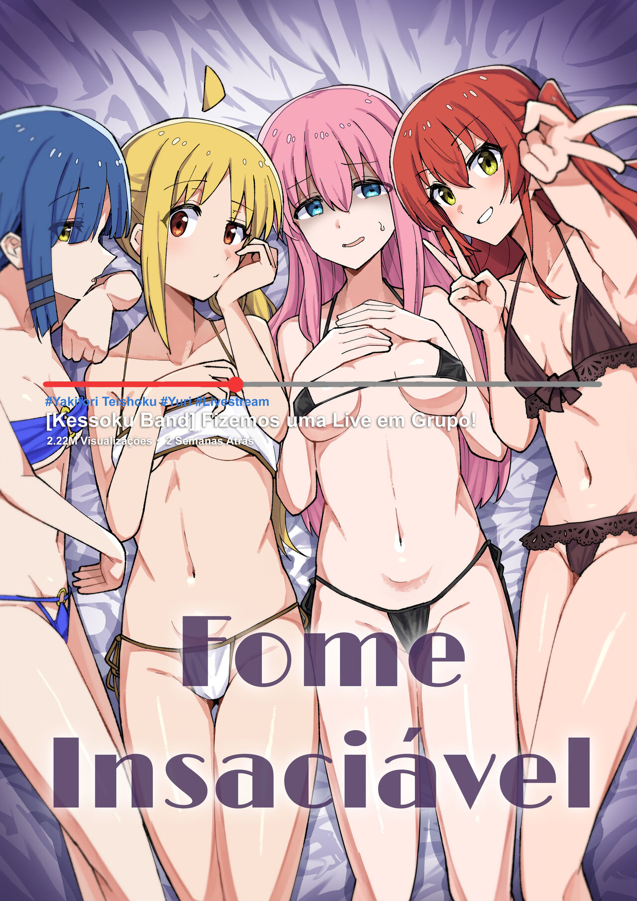 (Bocchi the Only!) [Yakitori Teishoku (Toriyaro)] Yokkyuu Fuman | Fome Insaciável (Bocchi the Rock!) [Portuguese-BR] [Canavial] 画像番号 1