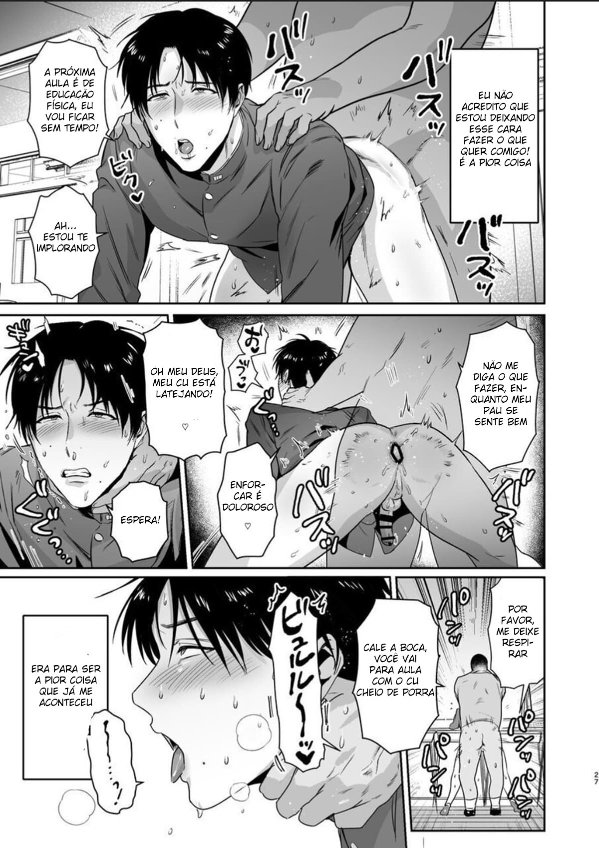 [Nugget bun Nageya-san (Nugget)] Maso Kaichou wa Mitomenai [Portuguese-BR] [HentaiYaoi.net] [Digital] numero di immagine  26