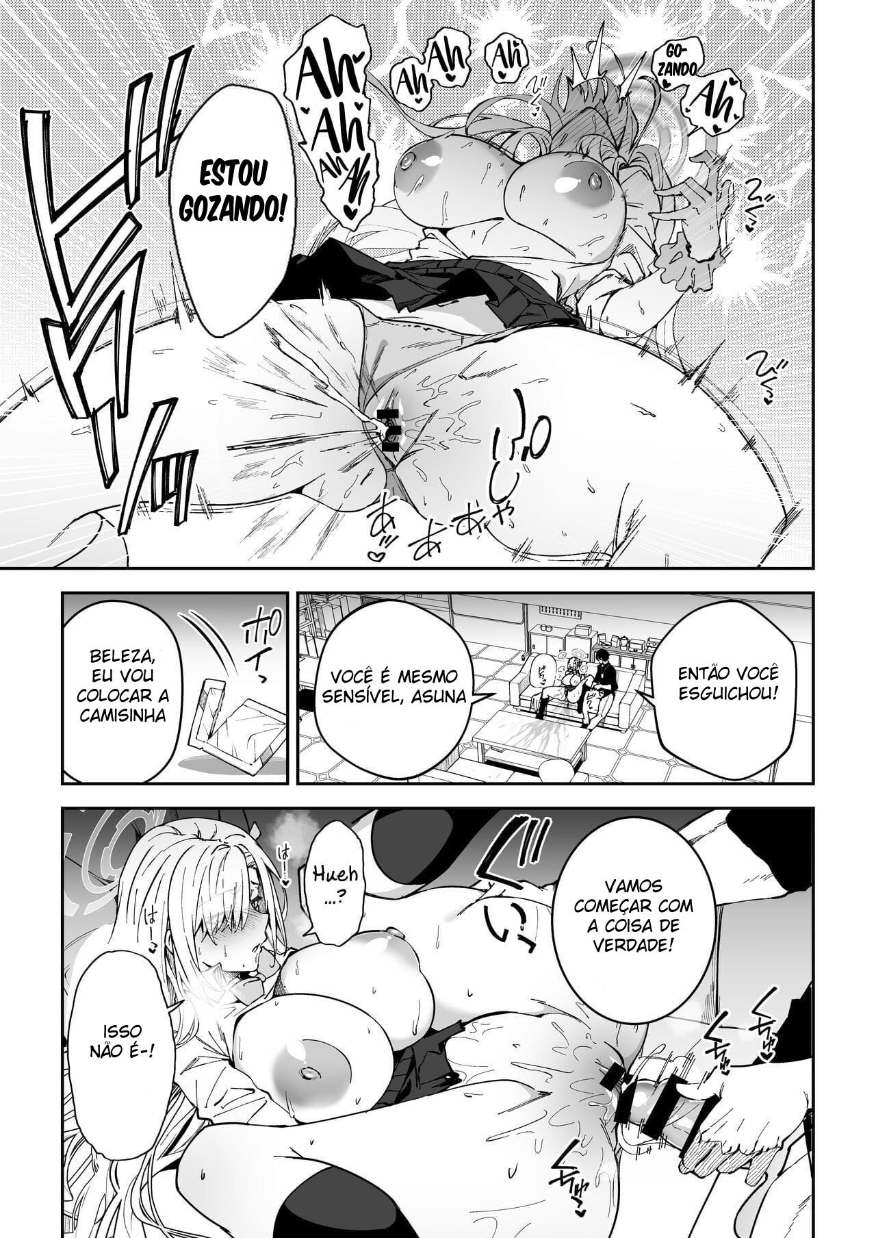 [Syunichi Kansuu (Syunichi)] Seito to Nakayoku Nareru Tatta Hitotsu no Houhou (Blue Archive) [Portuguese-BR] [Mundo Hentai] [Digital] image number 8