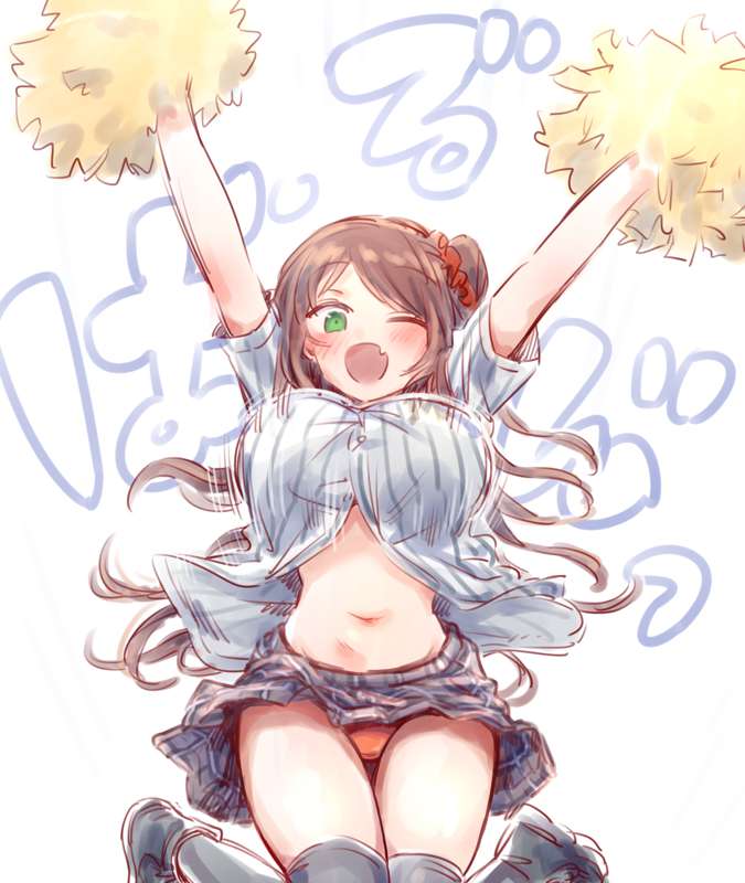 [Uneuchifuwa] yakyū ōen ishō Bnk panchira sabun to chakui sabun image number 3