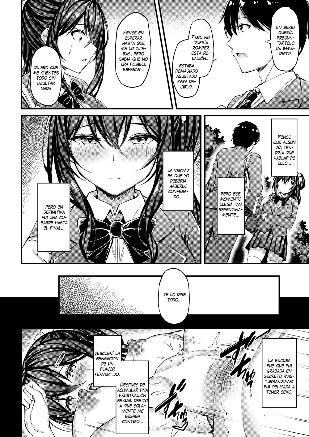 [Mofurentei (Xe)] Kanojo ga Separate o Matou Riyuu -Watashi no Oji-san ni Sasageru Seishun Iro no Separate- [Spanish] [Digital] numero di immagine  9