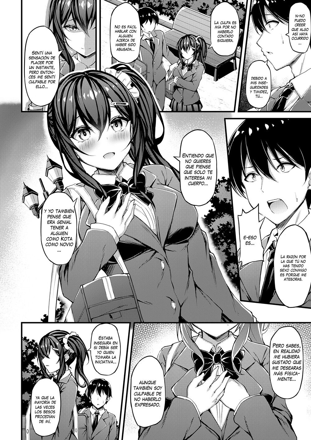 [Mofurentei (Xe)] Kanojo ga Separate o Matou Riyuu -Watashi no Oji-san ni Sasageru Seishun Iro no Separate- [Spanish] [Digital] numero di immagine  11