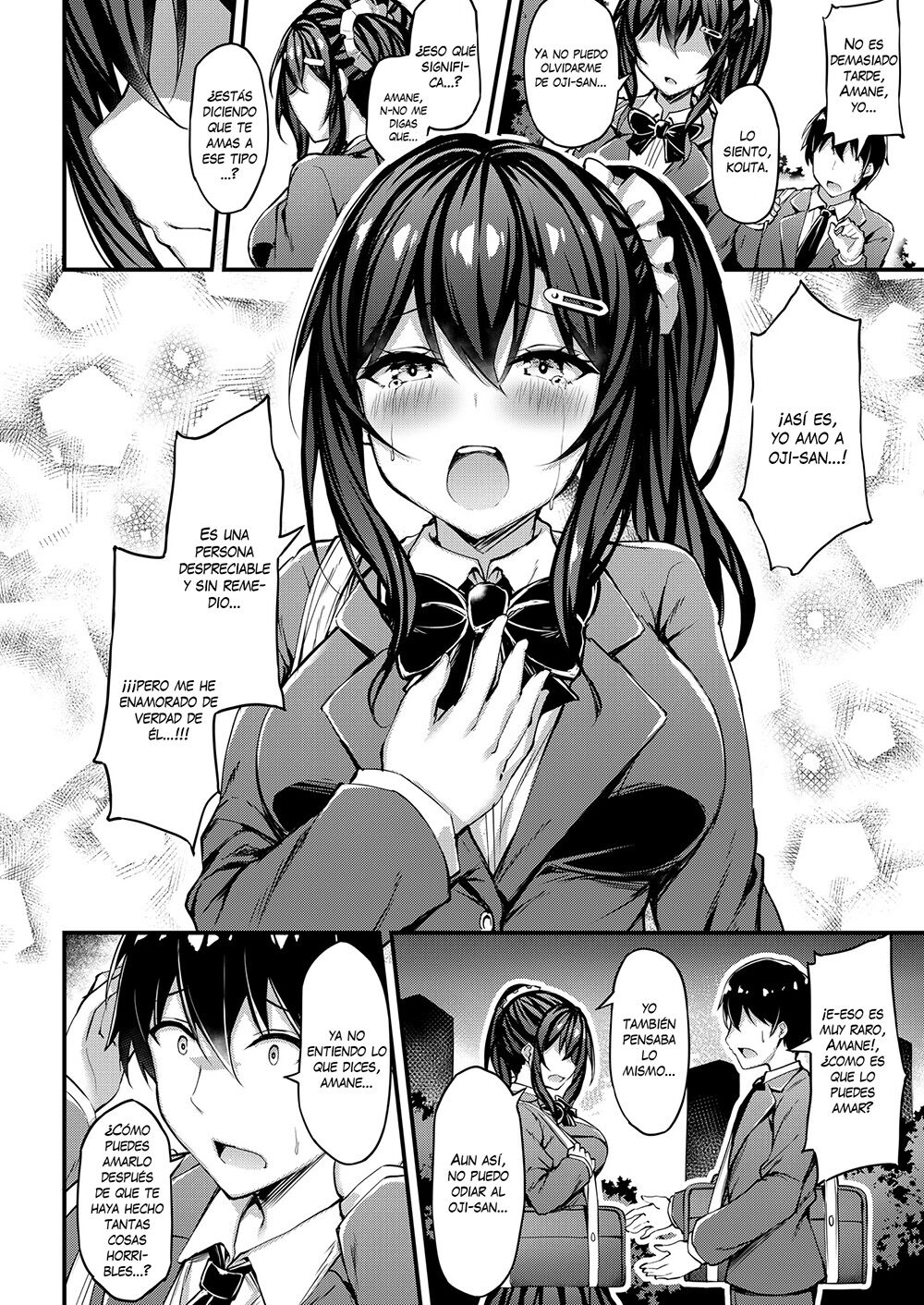 [Mofurentei (Xe)] Kanojo ga Separate o Matou Riyuu -Watashi no Oji-san ni Sasageru Seishun Iro no Separate- [Spanish] [Digital] imagen número 13