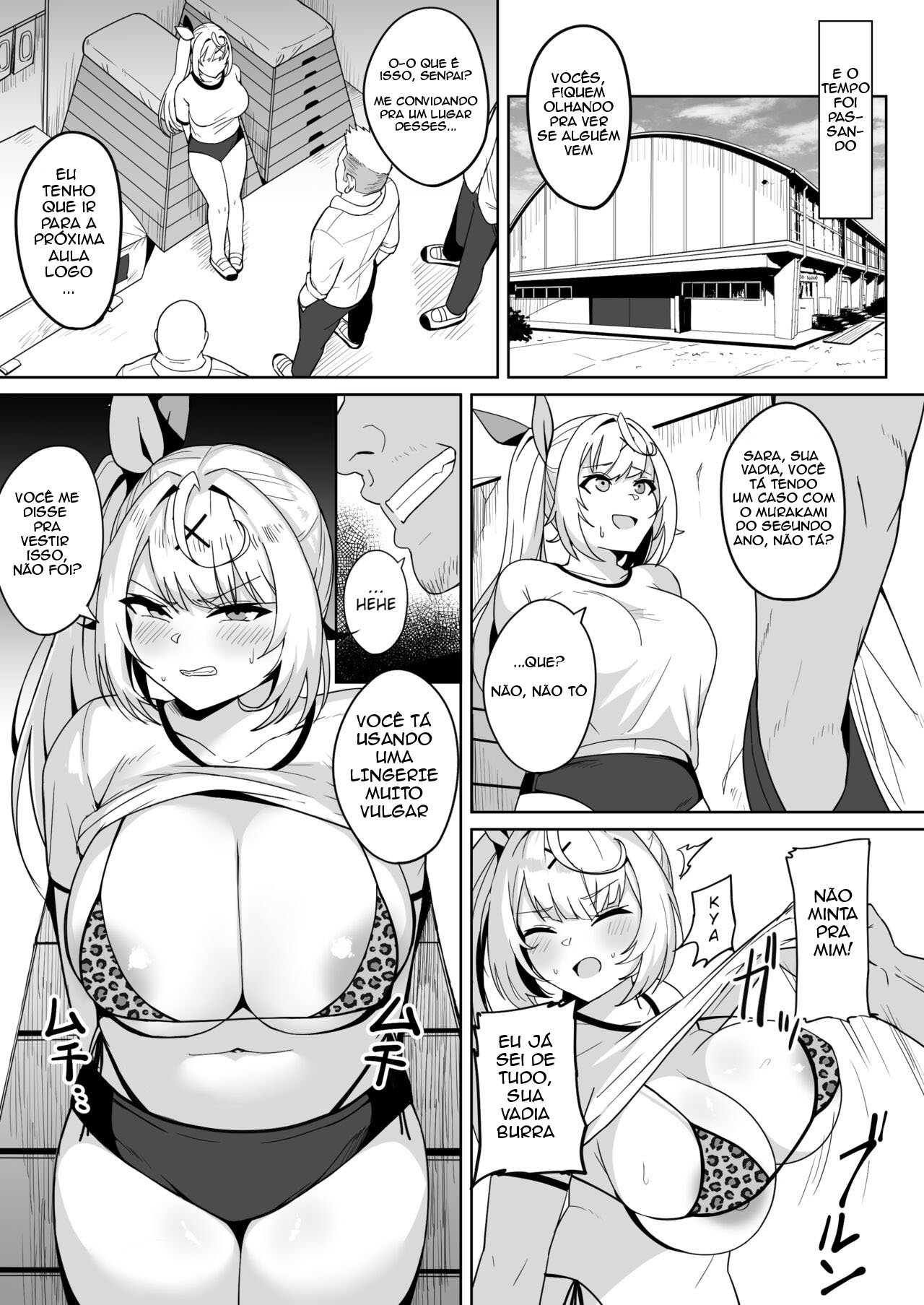 [Fuzuii Undou (Fuzui)] Ura de xx ttete Gomen! w (Hoshikawa Sara) [Portuguese] image number 12