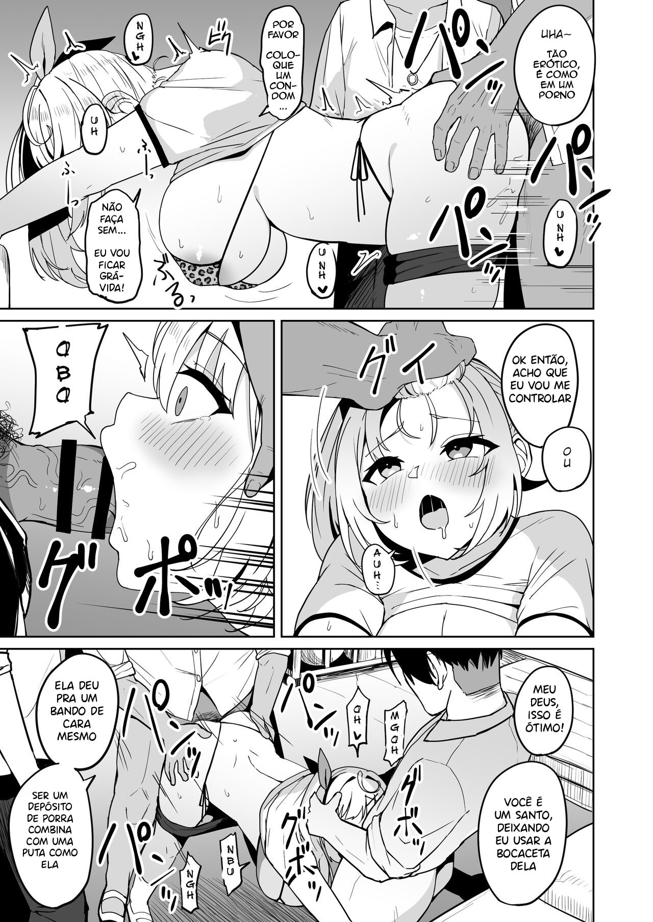 [Fuzuii Undou (Fuzui)] Ura de xx ttete Gomen! w (Hoshikawa Sara) [Portuguese] image number 14