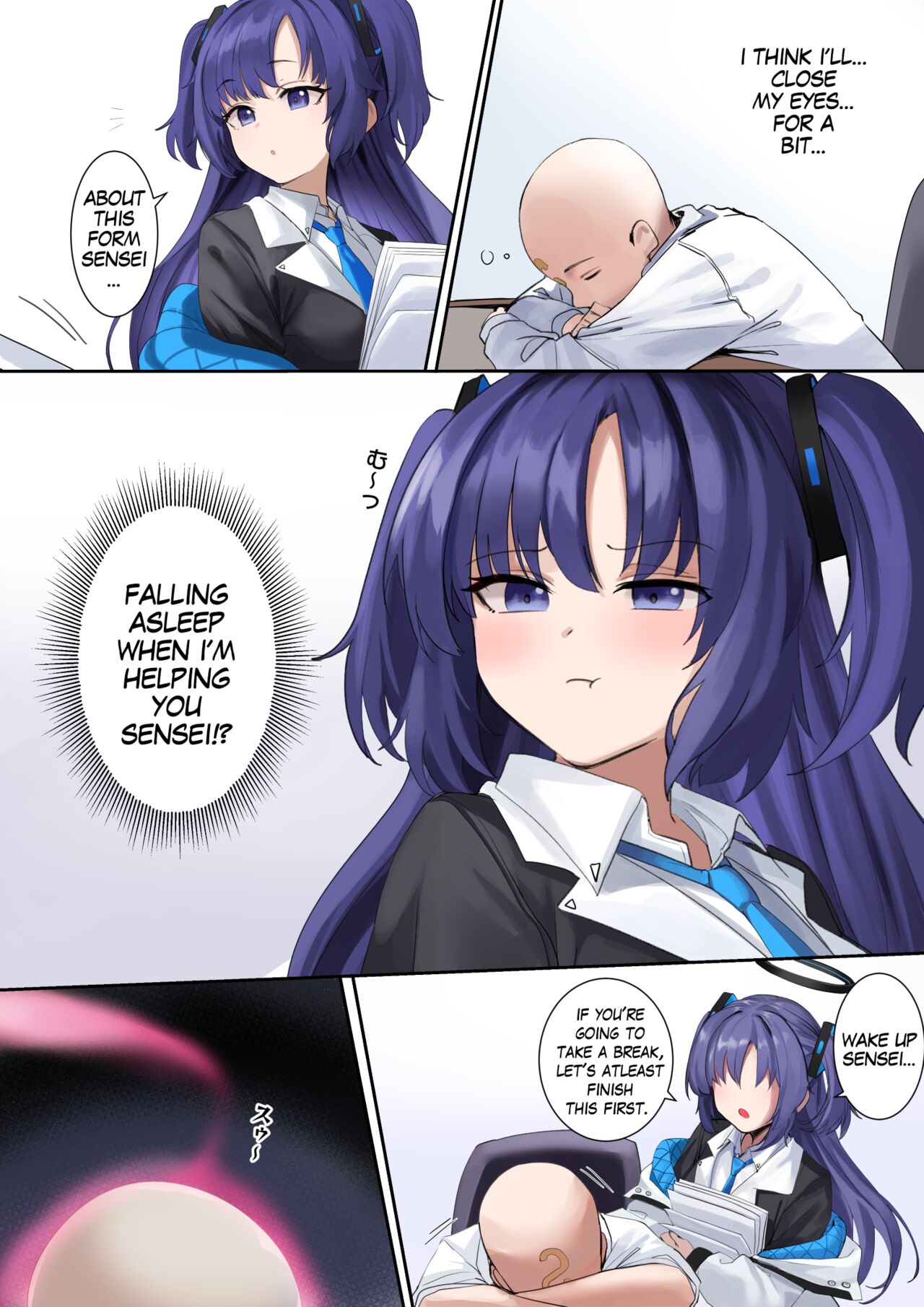 [dvdraw] ブルアカ ユウカヘイロー乗っ取り | Blue Archive Yuuka Possession (ブルーアーカイブ) [英語] image number 3