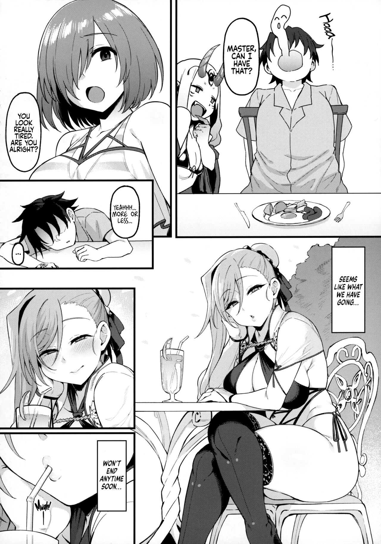 (C102) [Nazunasoft (Katsura Harufumi)] Musashi-chan to Himitsu no Nettaiya | A Tropical Night with Musashi-chan (Fate/Grand Order) [English] [Coffedrug] image number 26