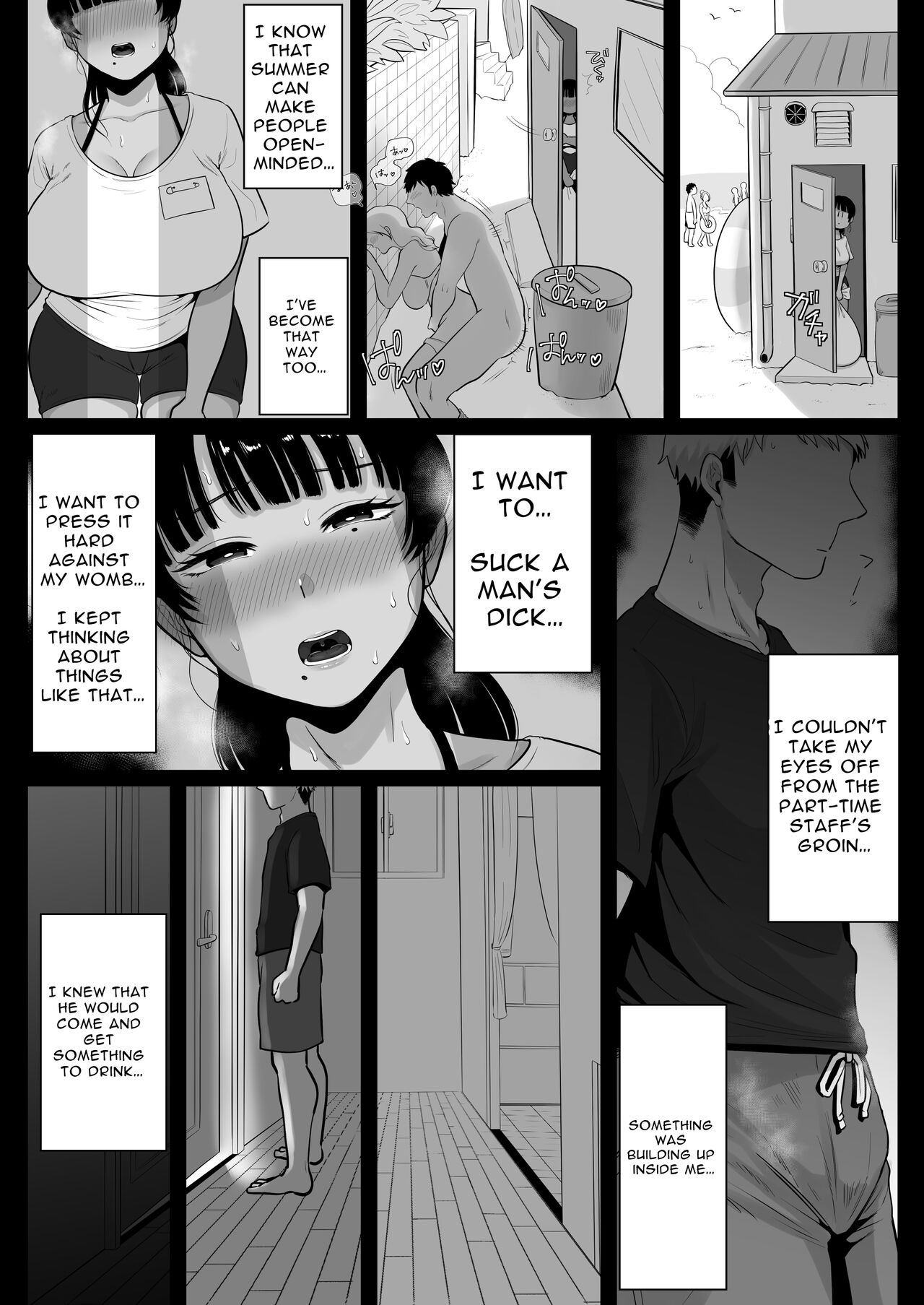 [Nezumi no Haha (Nezumi Nobo)] Umi no Ie, Hitozuma Tenchou Makanai Koubiroku |  A Record Of Having Sex With A Married Woman At A Beach House [English] [Solid Rose] imagen número 22