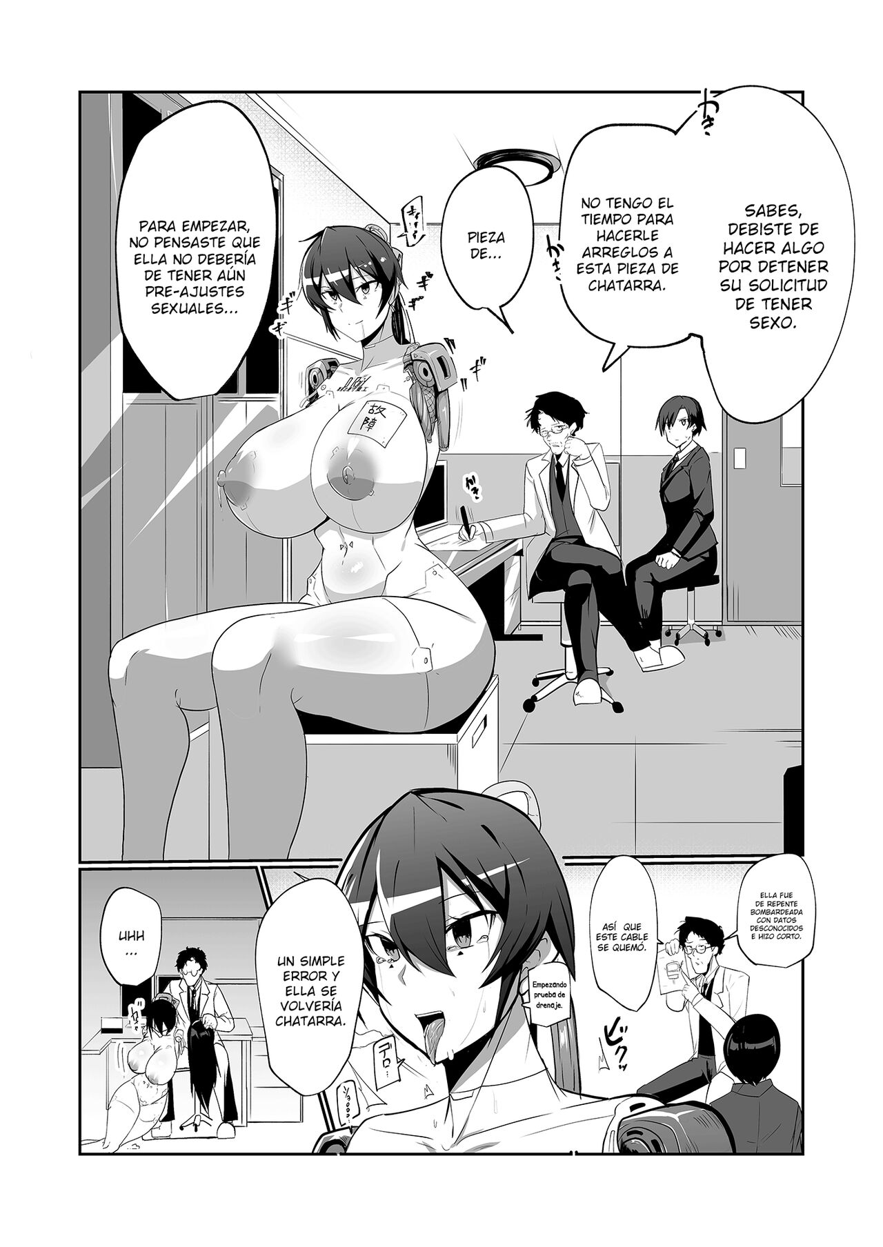 [Green Solenoid (Omurice)] Android no Osananajimi to Icharabu Suru Manga | The Manga about being Lovey-Dovey with your Android Childhood Friend [Digital][Spanish][TheApofVerse] изображение № 19