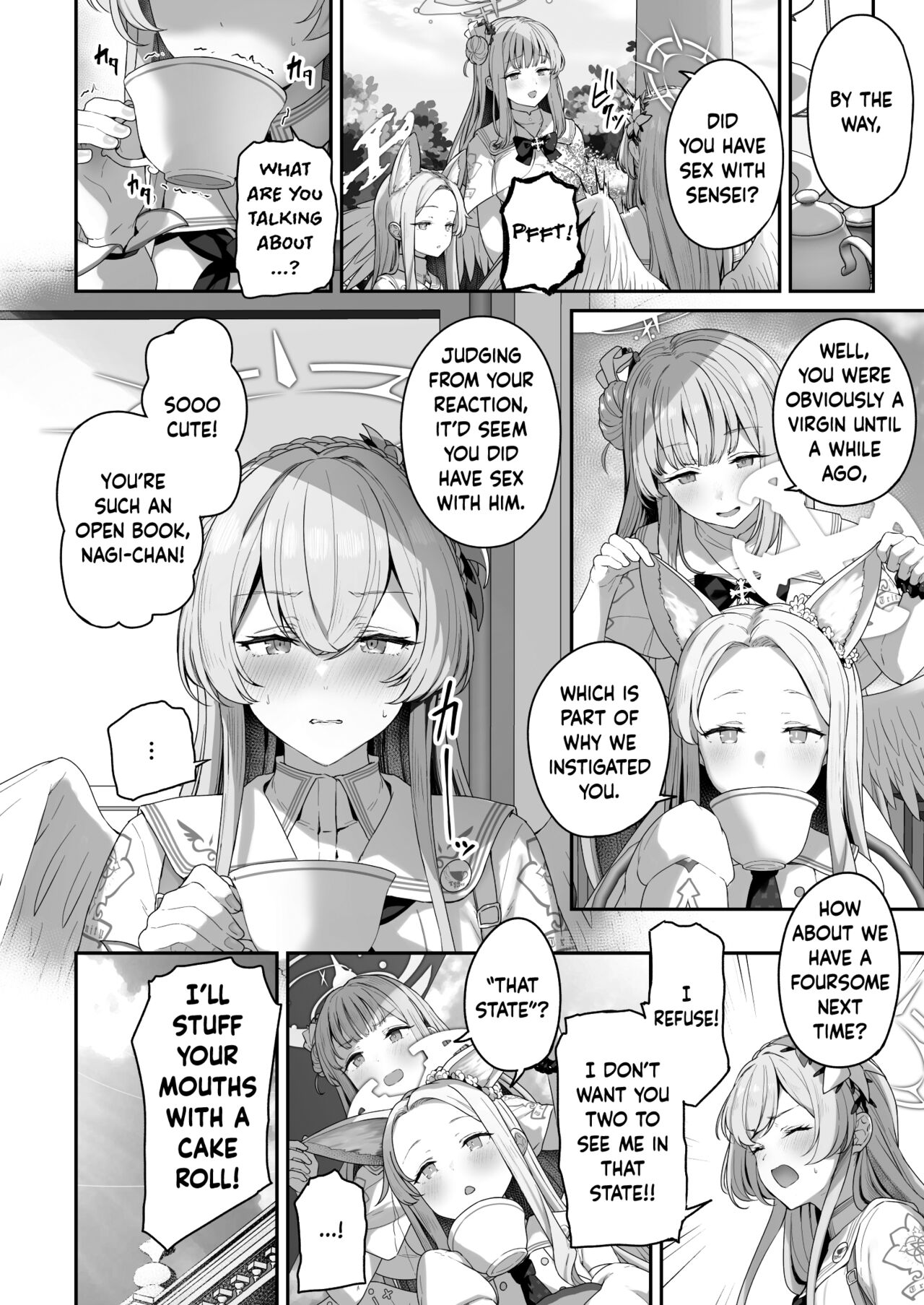 [Horumon Curry (Tobimura)] Watashitachi no Tea Party ga Sukebe na Hazu Arimasen! | Our Tea Party Host Can't Be A Pervert! (Blue Archive) [English] [Douzo Lad Translations] [Digital] [Digital] image number 28