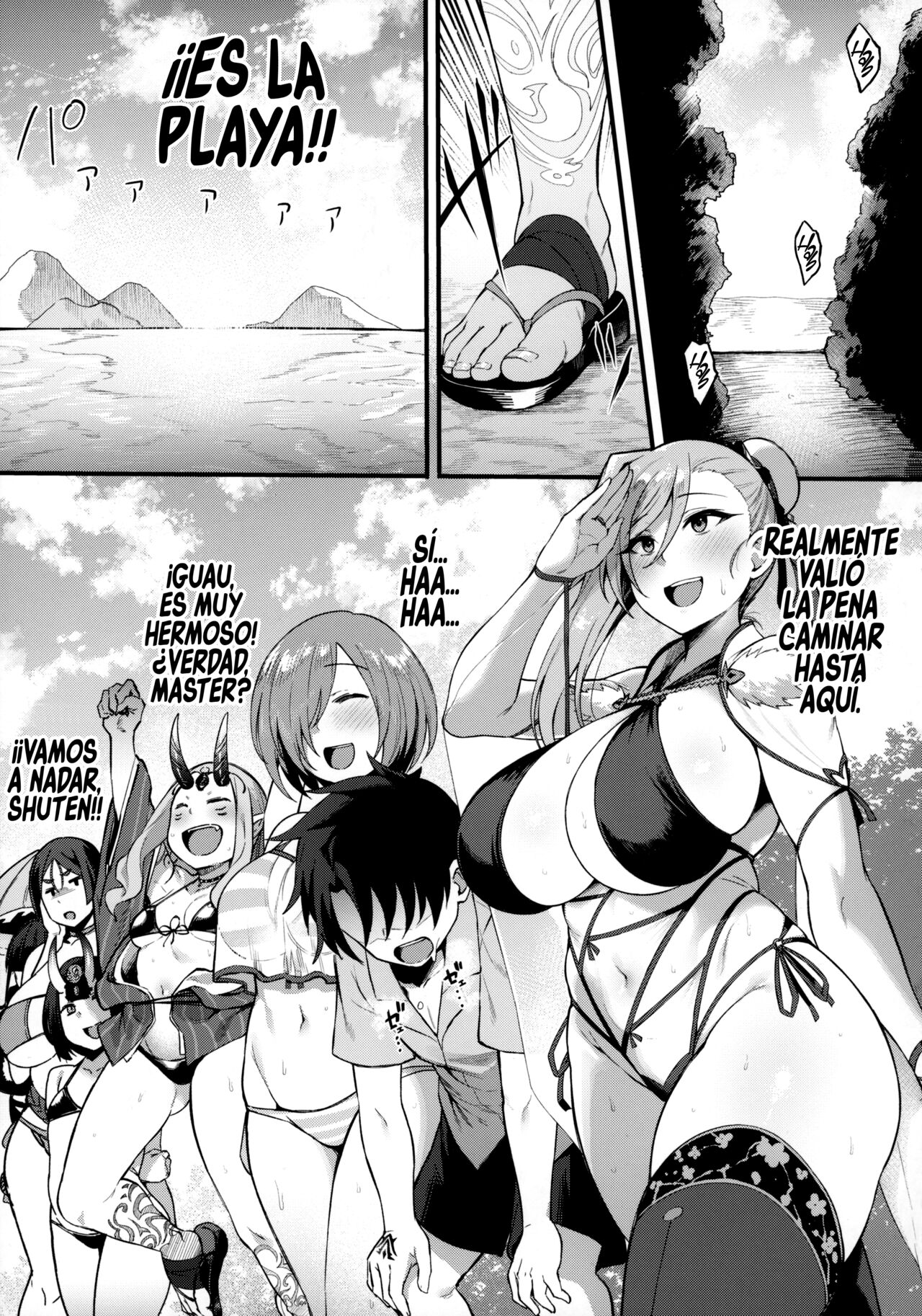 (C102) [Nazunasoft (Katsura Harufumi)] Musashi-chan to Himitsu no Nettaiya (Fate/Grand Order) [Spanish] [Rakuen Translations] imagen número 2