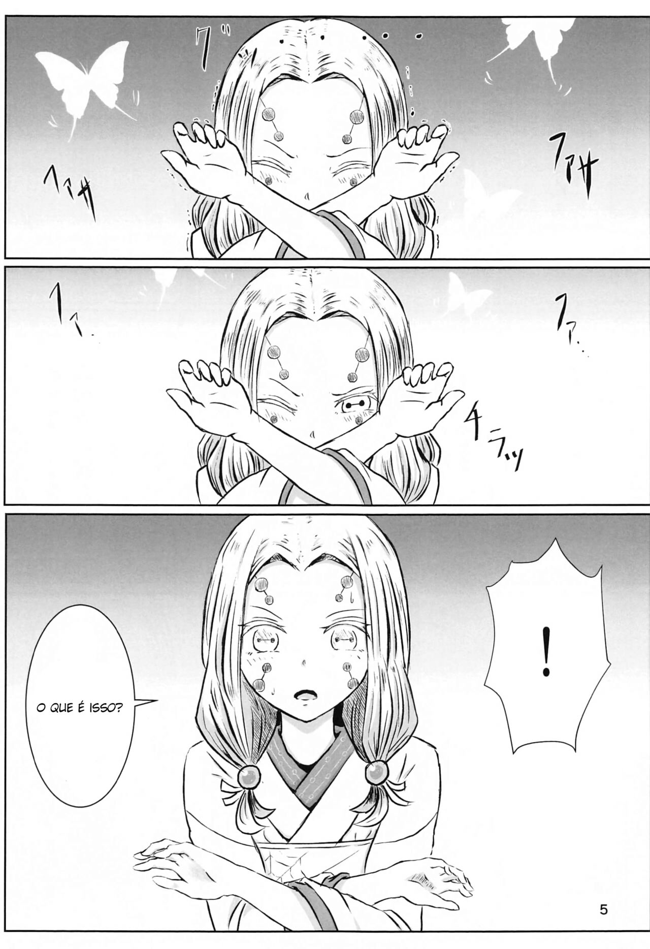 [Shironeko Nokiki] Les no Kokyuu | Lesbian Breathing (Kimetsu no Yaiba) [Português] image number 4