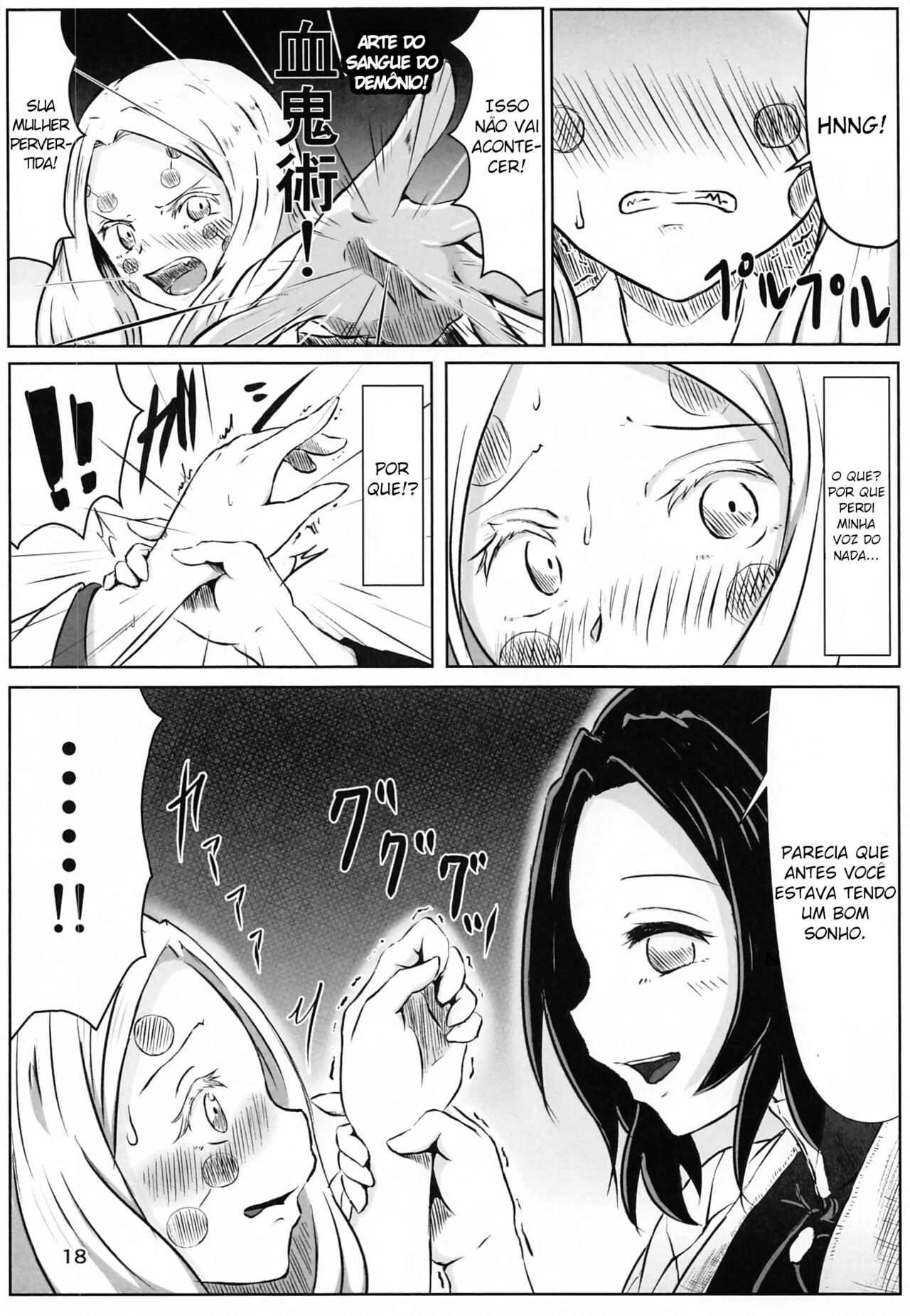 [Shironeko Nokiki] Les no Kokyuu | Lesbian Breathing (Kimetsu no Yaiba) [Português] image number 17